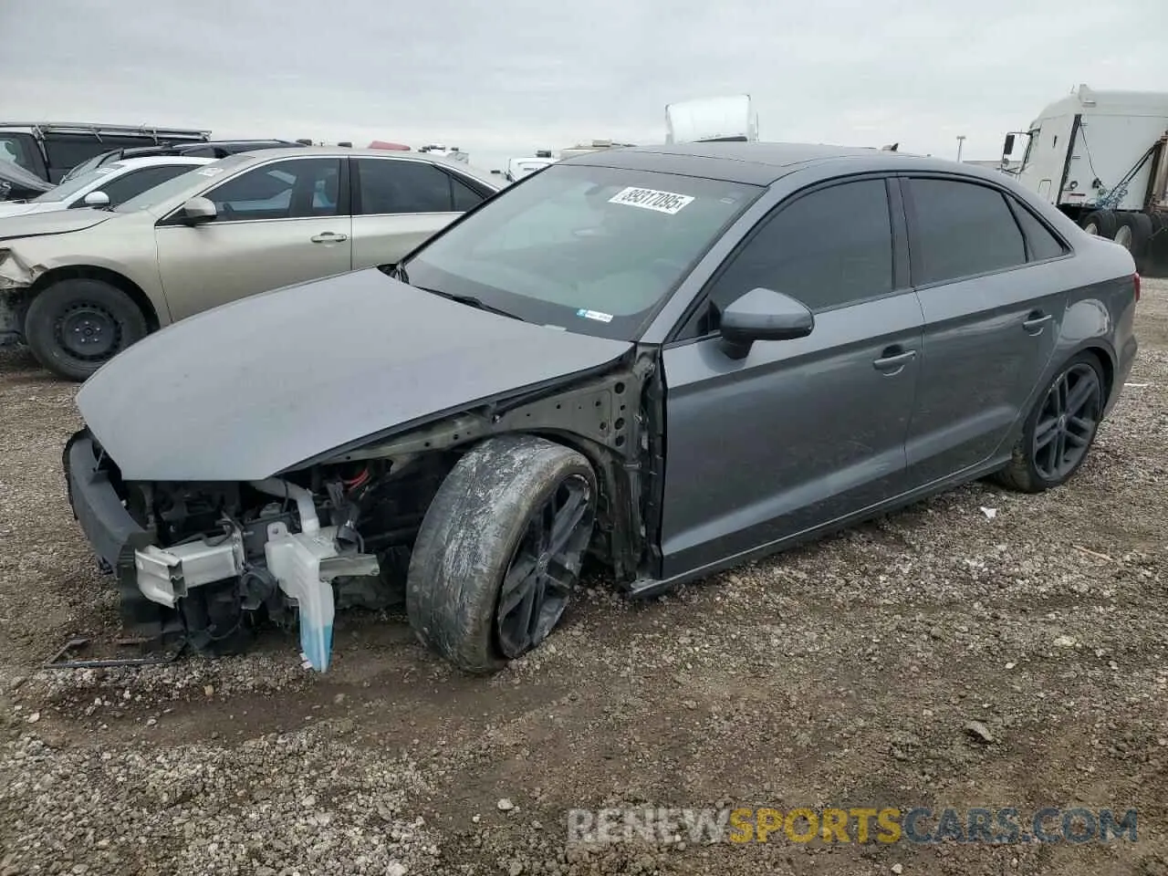 1 Photograph of a damaged car WAUAUGFF3KA085455 AUDI A3 2019