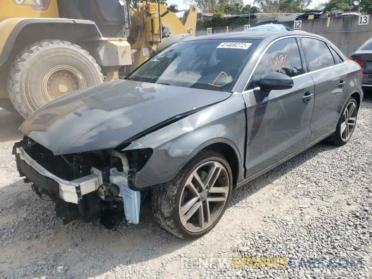 2 Photograph of a damaged car WAUAUGFF6K1010507 AUDI A3 2019