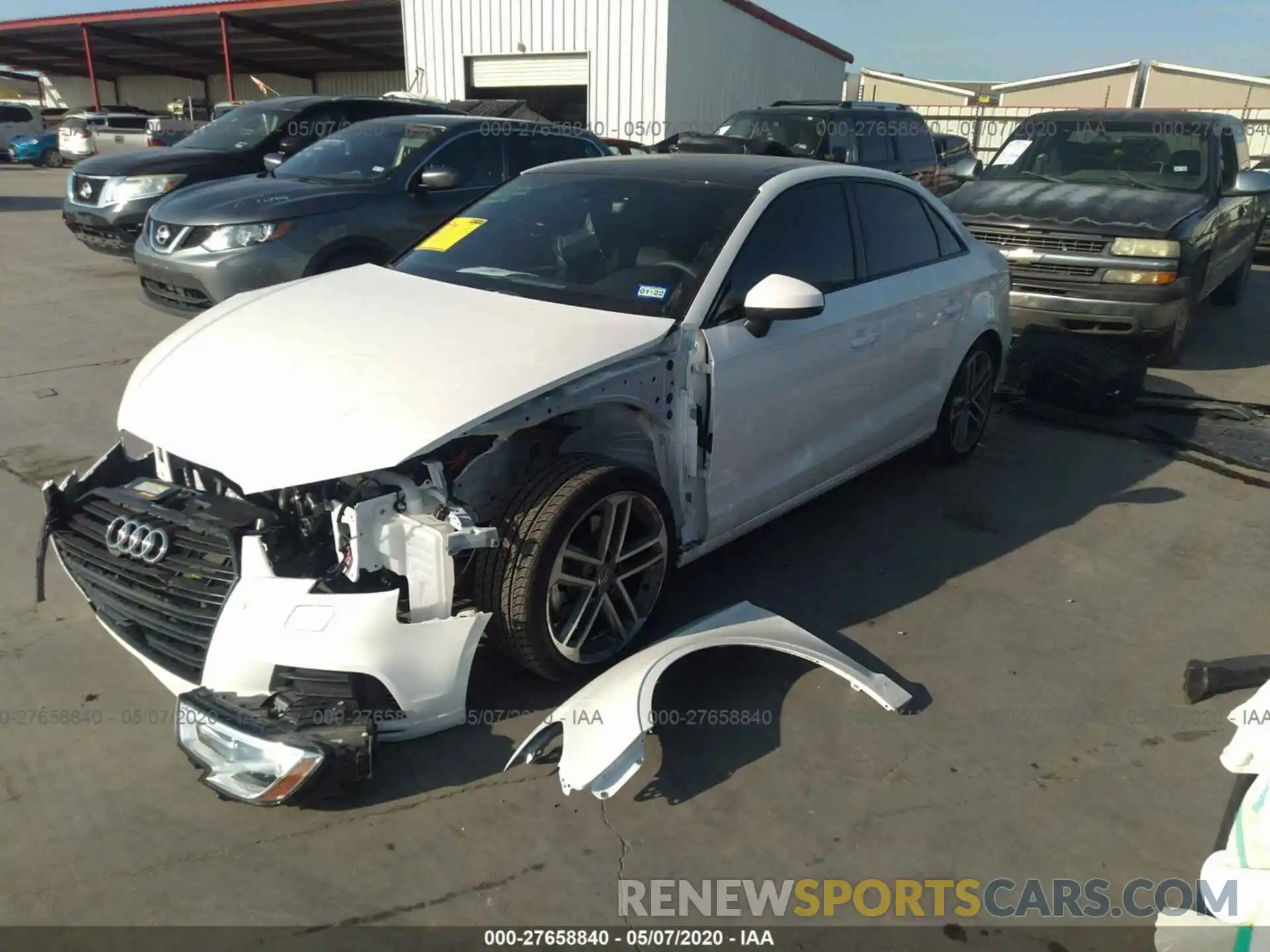 2 Photograph of a damaged car WAUAUGFF6KA114057 AUDI A3 2019