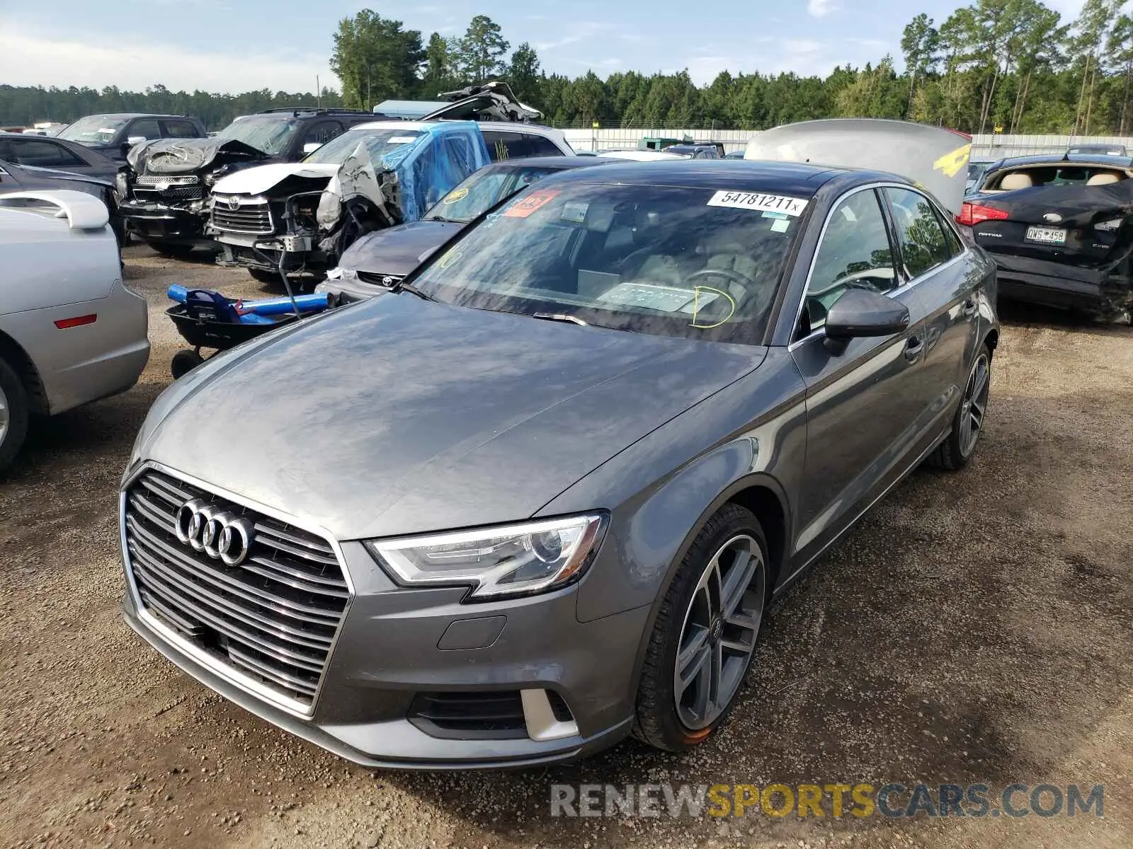 2 Photograph of a damaged car WAUAUGFF7K1022620 AUDI A3 2019