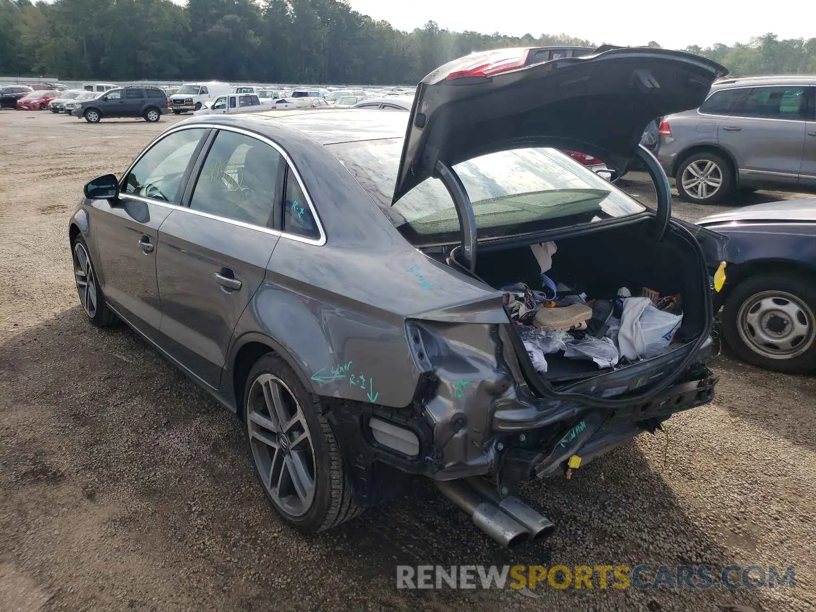 3 Photograph of a damaged car WAUAUGFF7K1022620 AUDI A3 2019