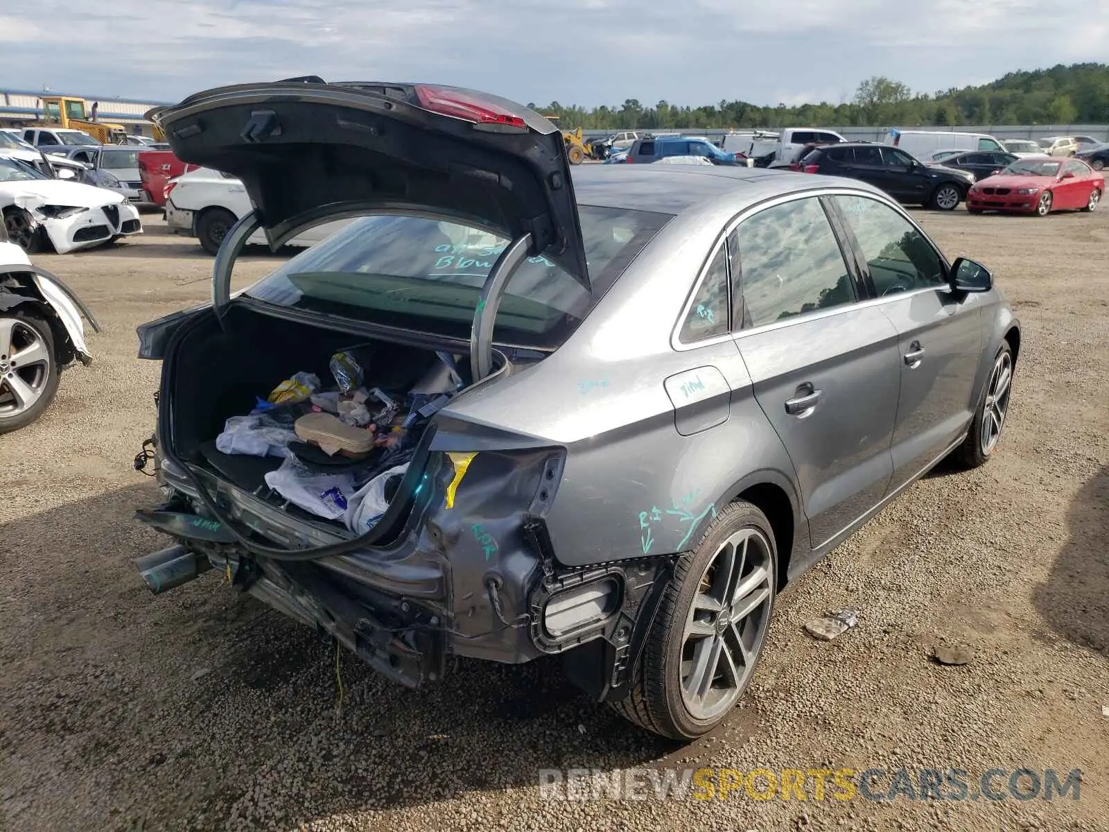 4 Photograph of a damaged car WAUAUGFF7K1022620 AUDI A3 2019