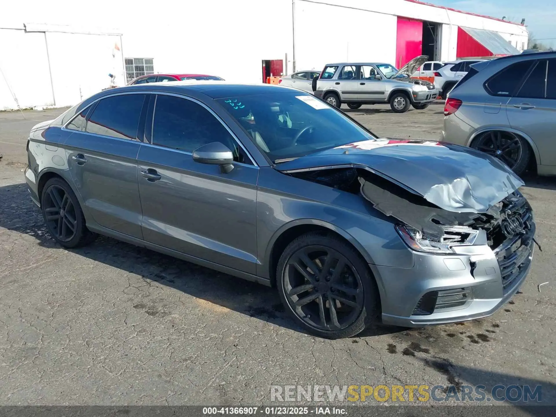 1 Photograph of a damaged car WAUAUGFF8K1024750 AUDI A3 2019