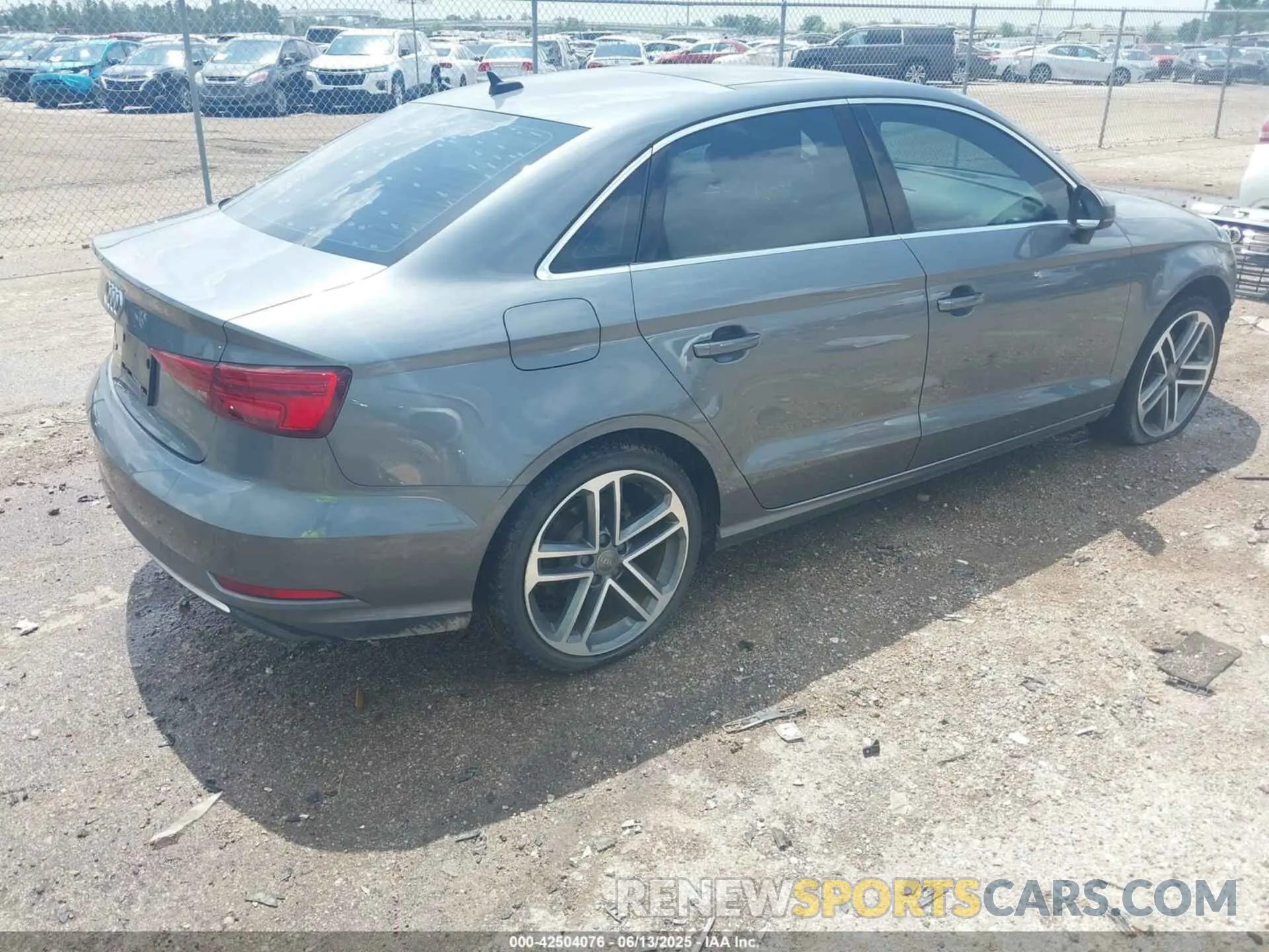 4 Photograph of a damaged car WAUAUGFF8K1025137 AUDI A3 2019