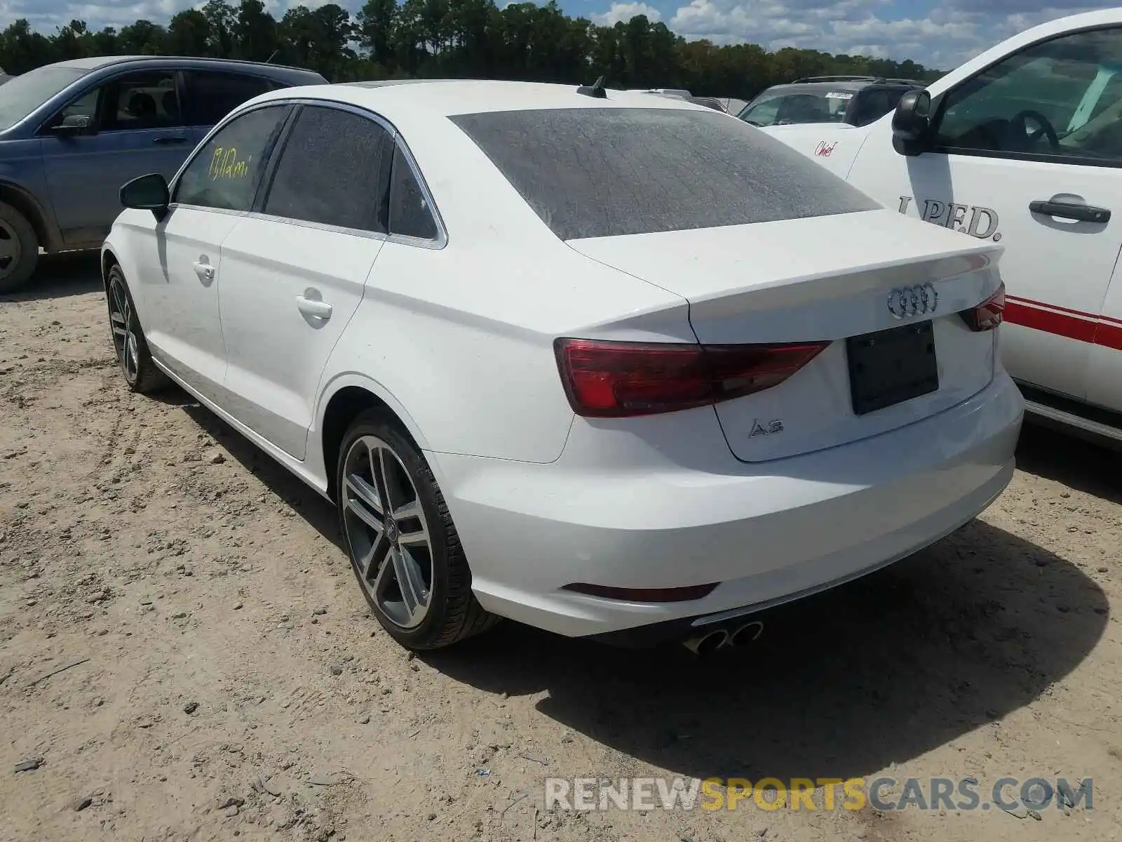 3 Photograph of a damaged car WAUAUGFFXK1012017 AUDI A3 2019