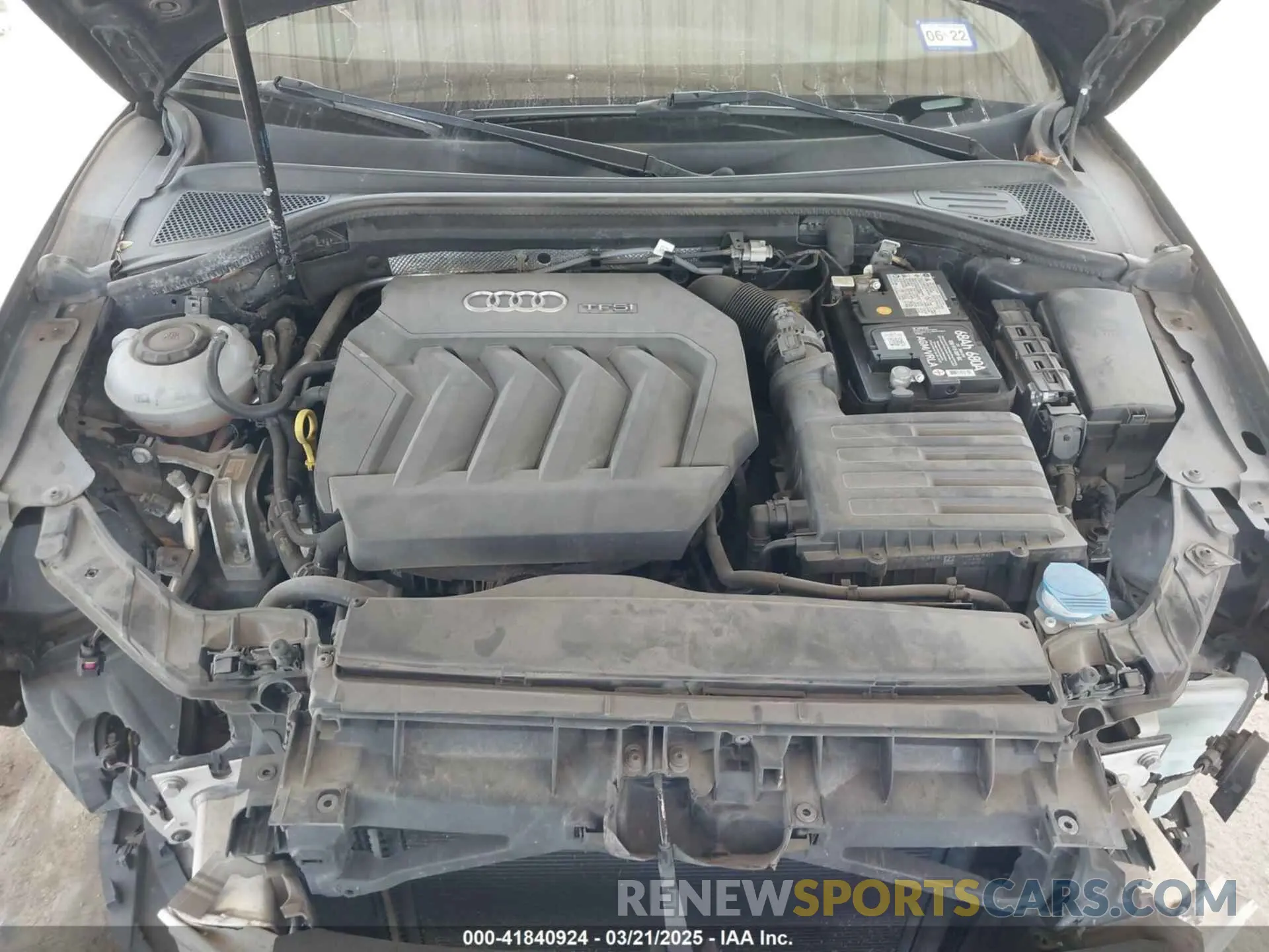 10 Photograph of a damaged car WAUAUGFFXK1024958 AUDI A3 2019