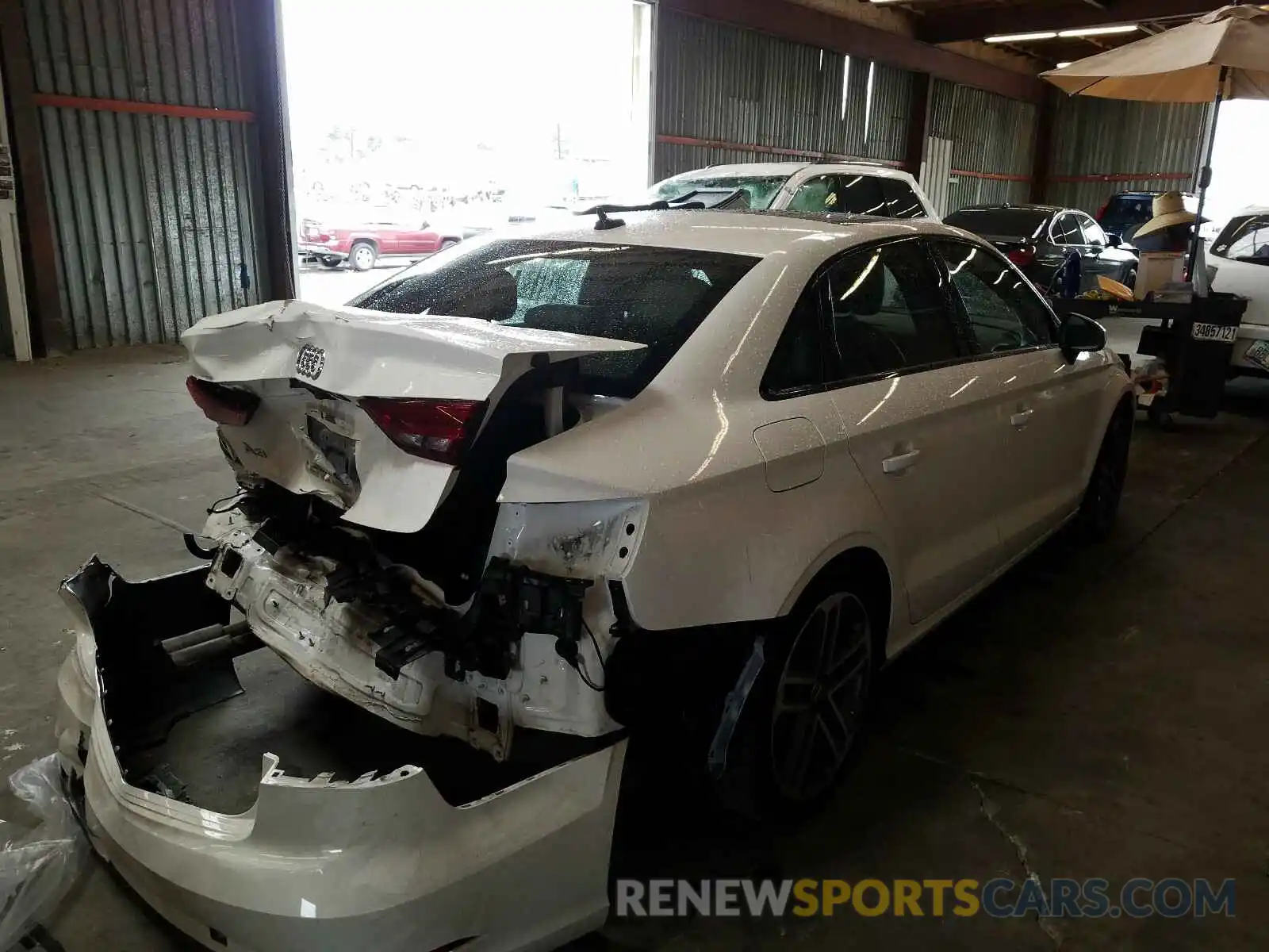 4 Photograph of a damaged car WAUAUGFFXKA088451 AUDI A3 2019