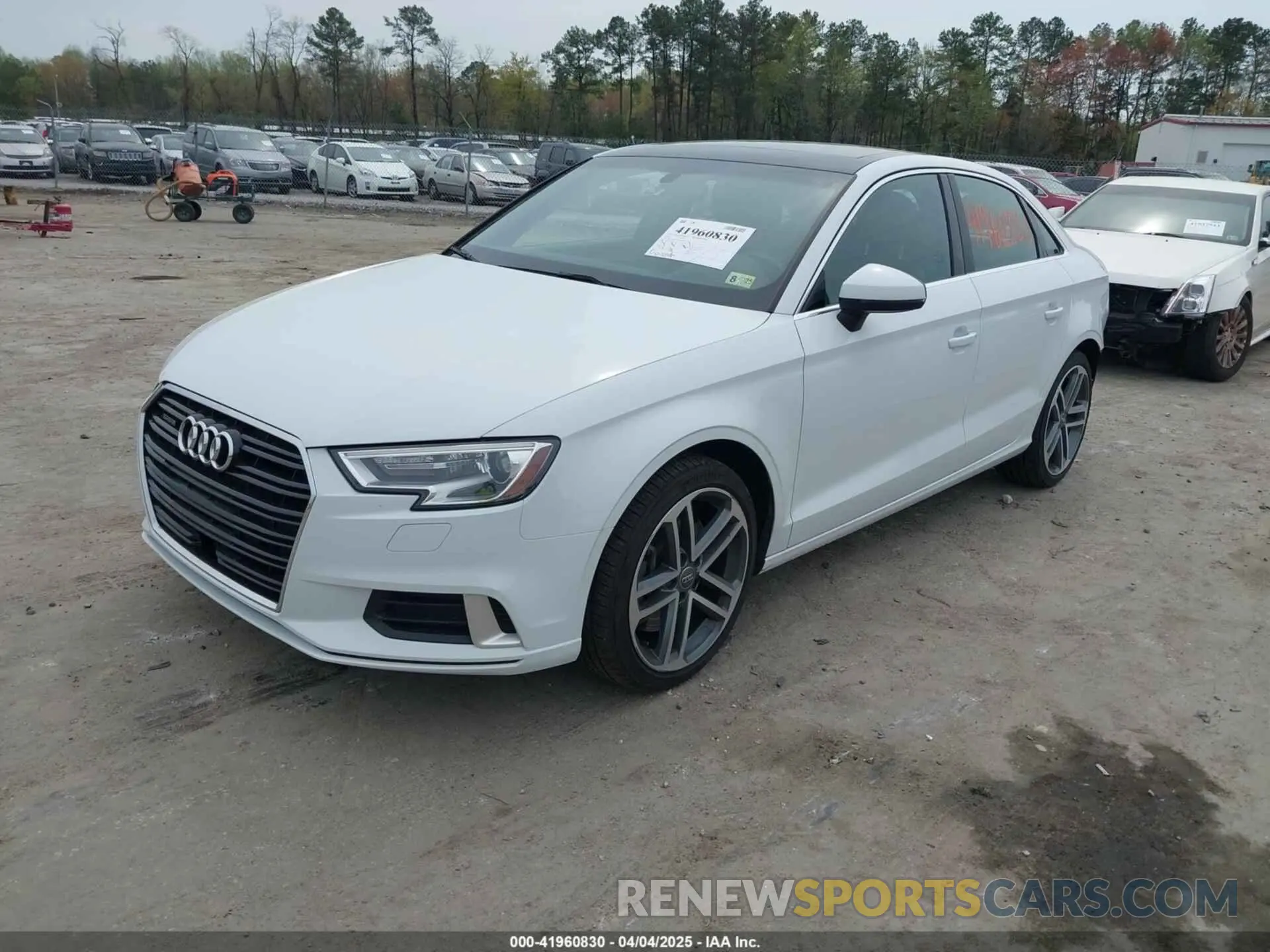 2 Photograph of a damaged car WAUBEGFF1K1018080 AUDI A3 2019