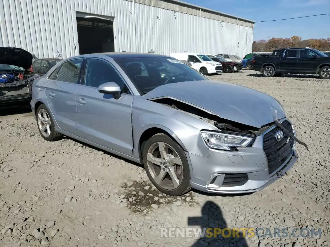 4 Photograph of a damaged car WAUBEGFF3K1020428 AUDI A3 2019