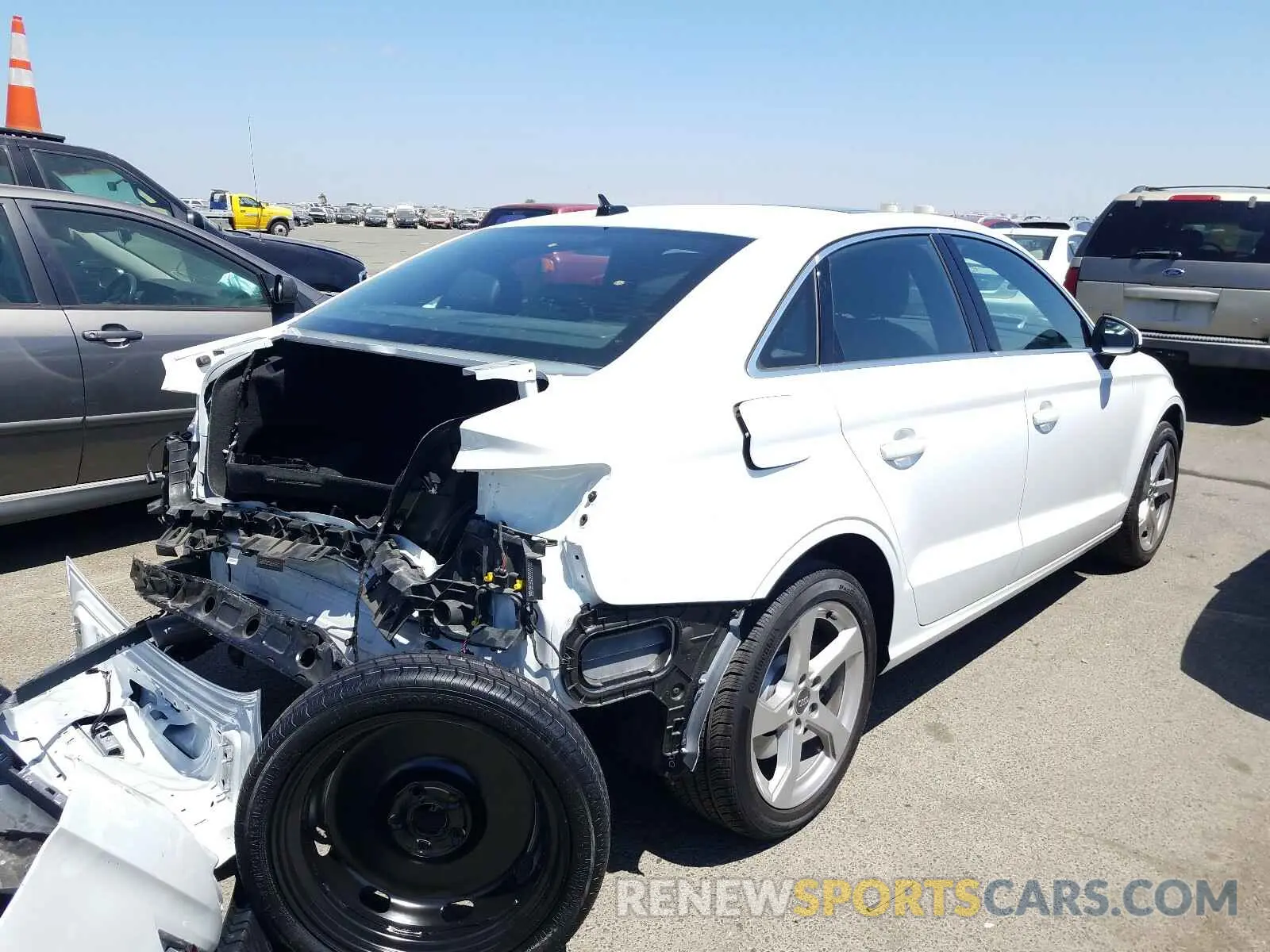 4 Photograph of a damaged car WAUBEGFF3KA095436 AUDI A3 2019