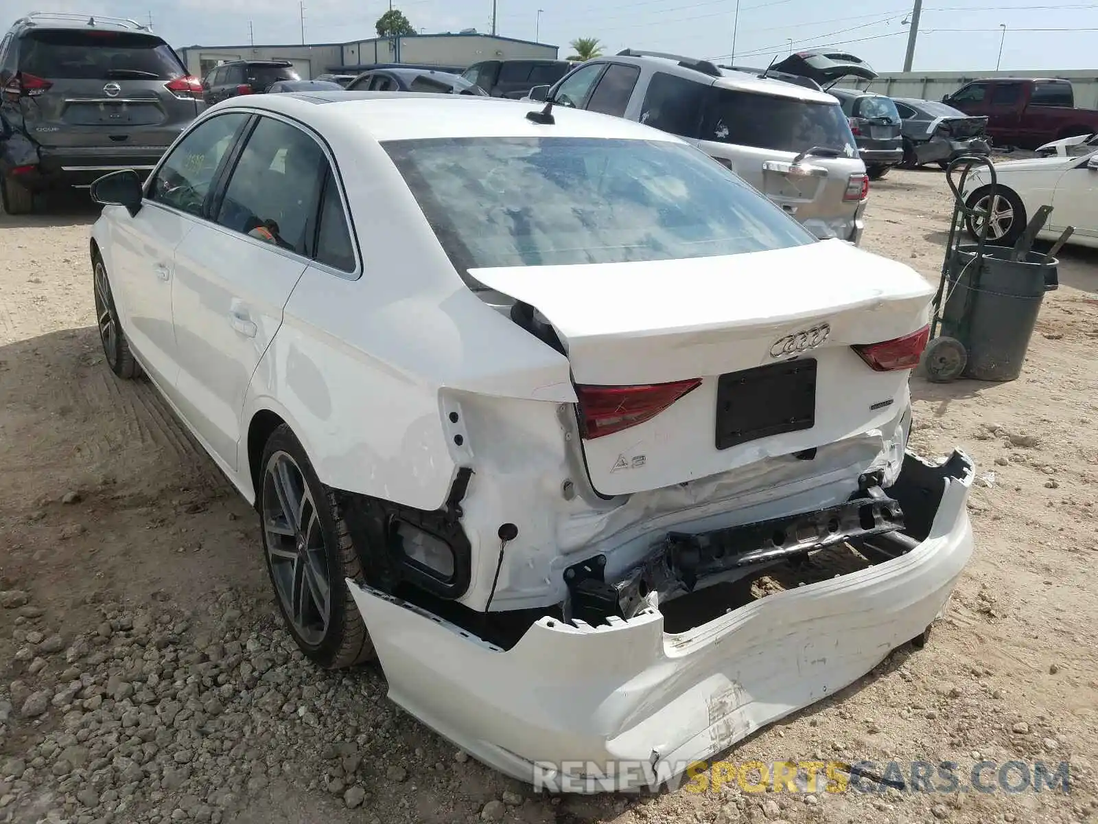 3 Photograph of a damaged car WAUBEGFF3KA096585 AUDI A3 2019