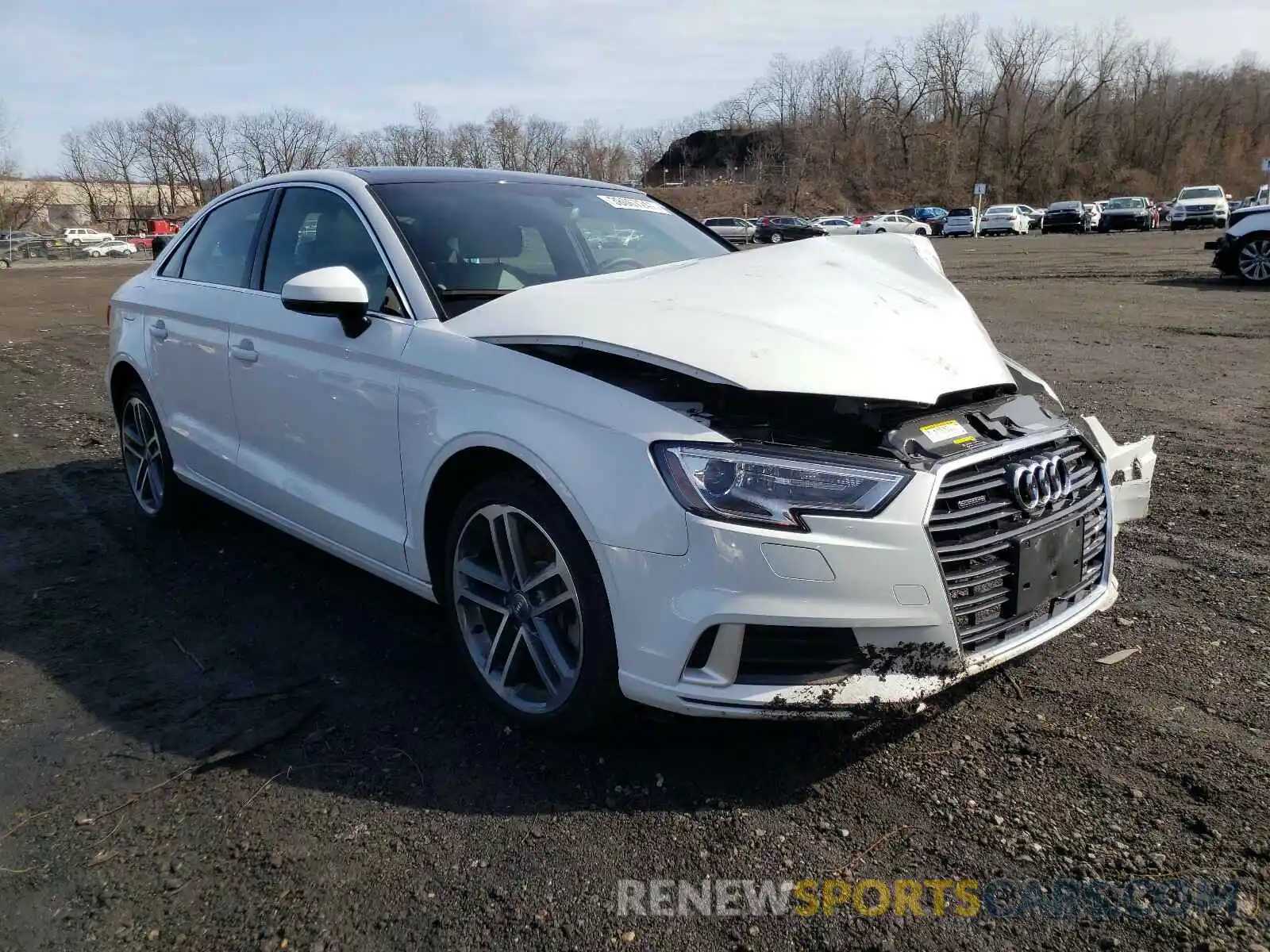 1 Photograph of a damaged car WAUBEGFF4KA080007 AUDI A3 2019