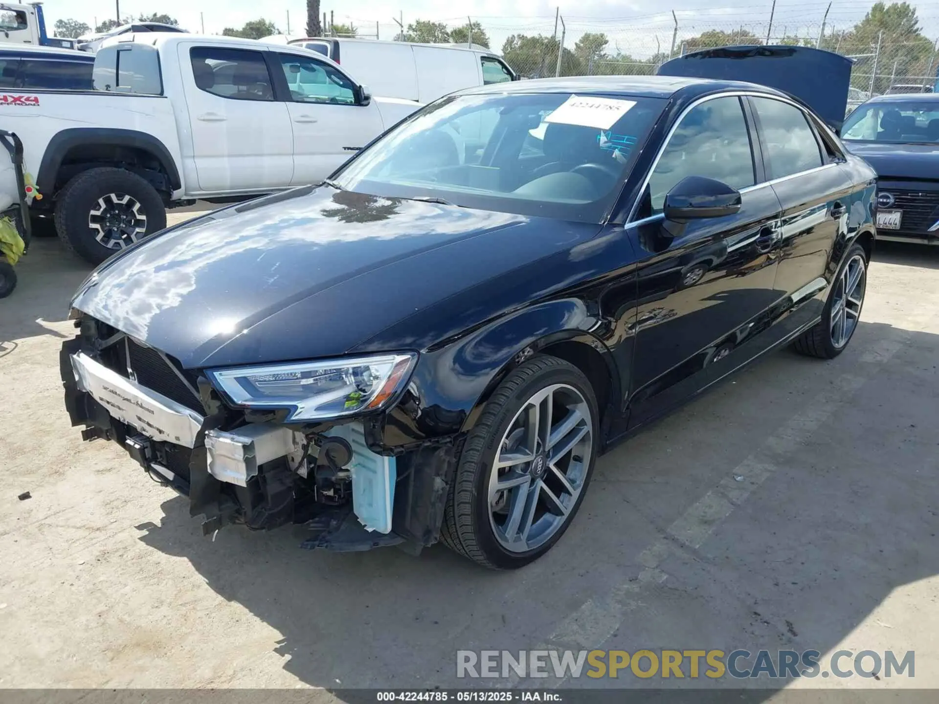 2 Photograph of a damaged car WAUBEGFF5KA091324 AUDI A3 2019