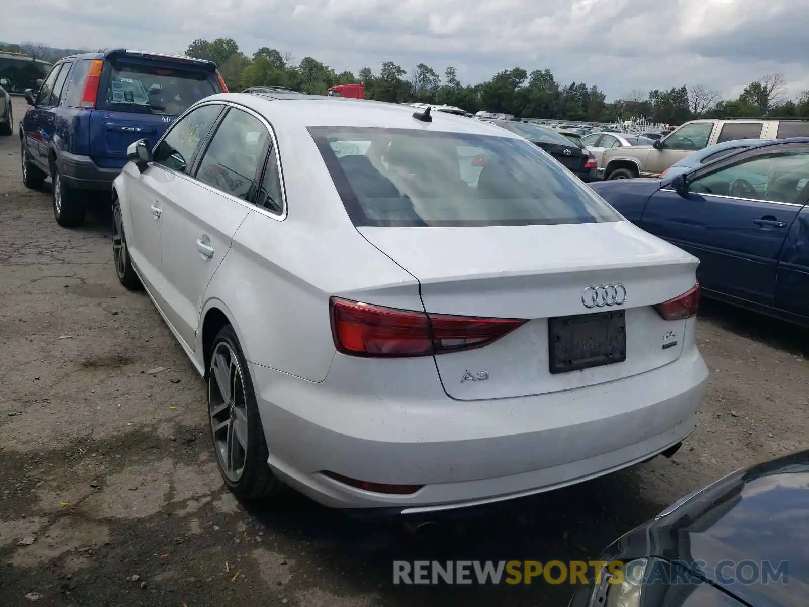 3 Photograph of a damaged car WAUBEGFF6K1020407 AUDI A3 2019