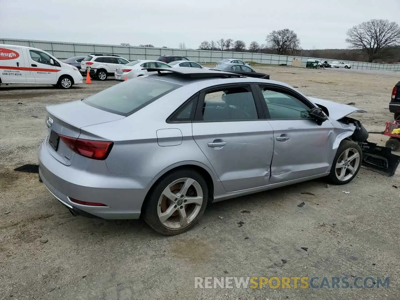 3 Photograph of a damaged car WAUBEGFF8K1018061 AUDI A3 2019