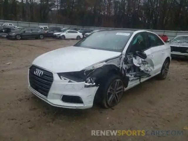 2 Photograph of a damaged car WAUBEGFFXKA078519 AUDI A3 2019