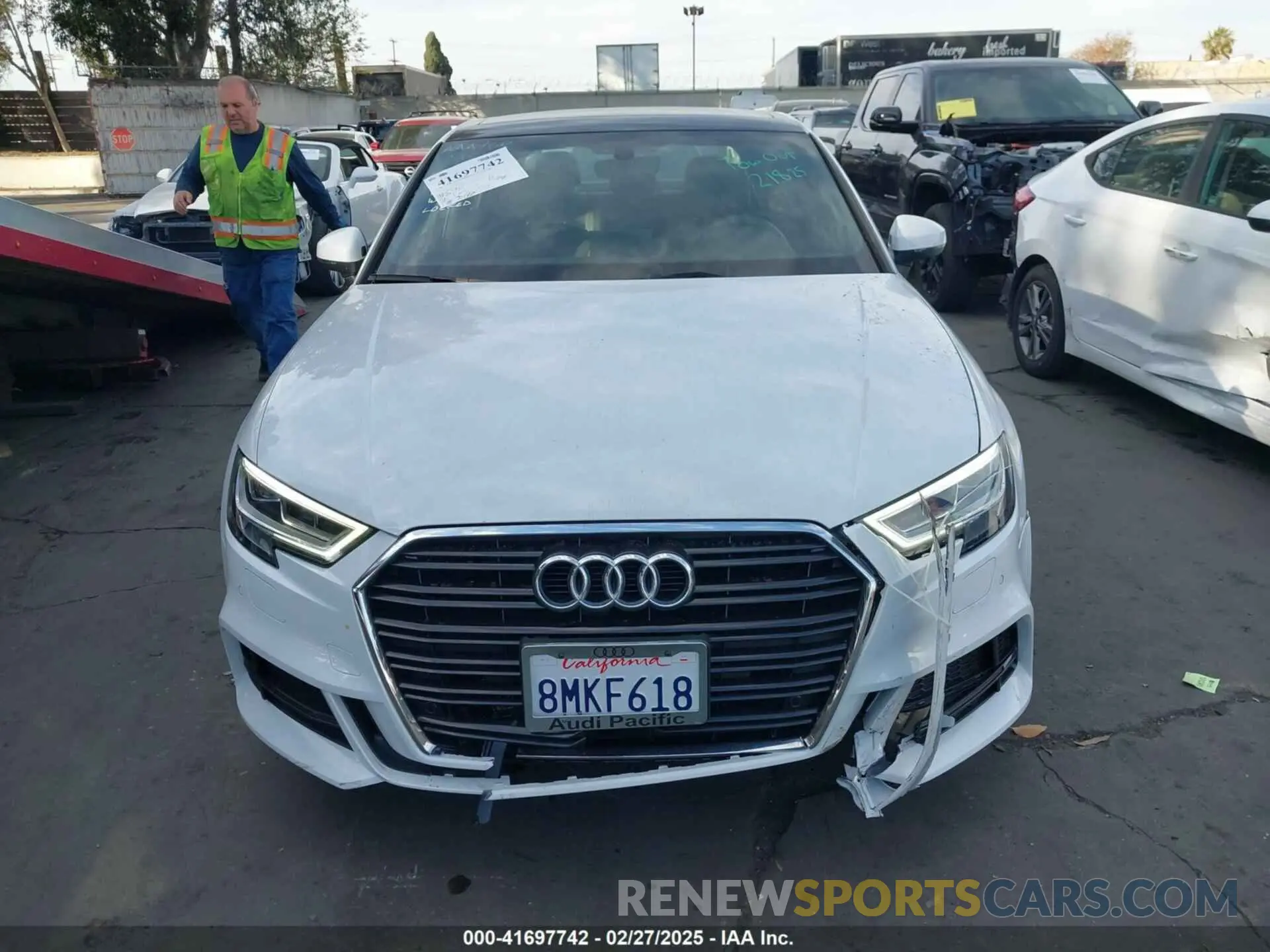 13 Photograph of a damaged car WAUGUGFF1KA087909 AUDI A3 2019