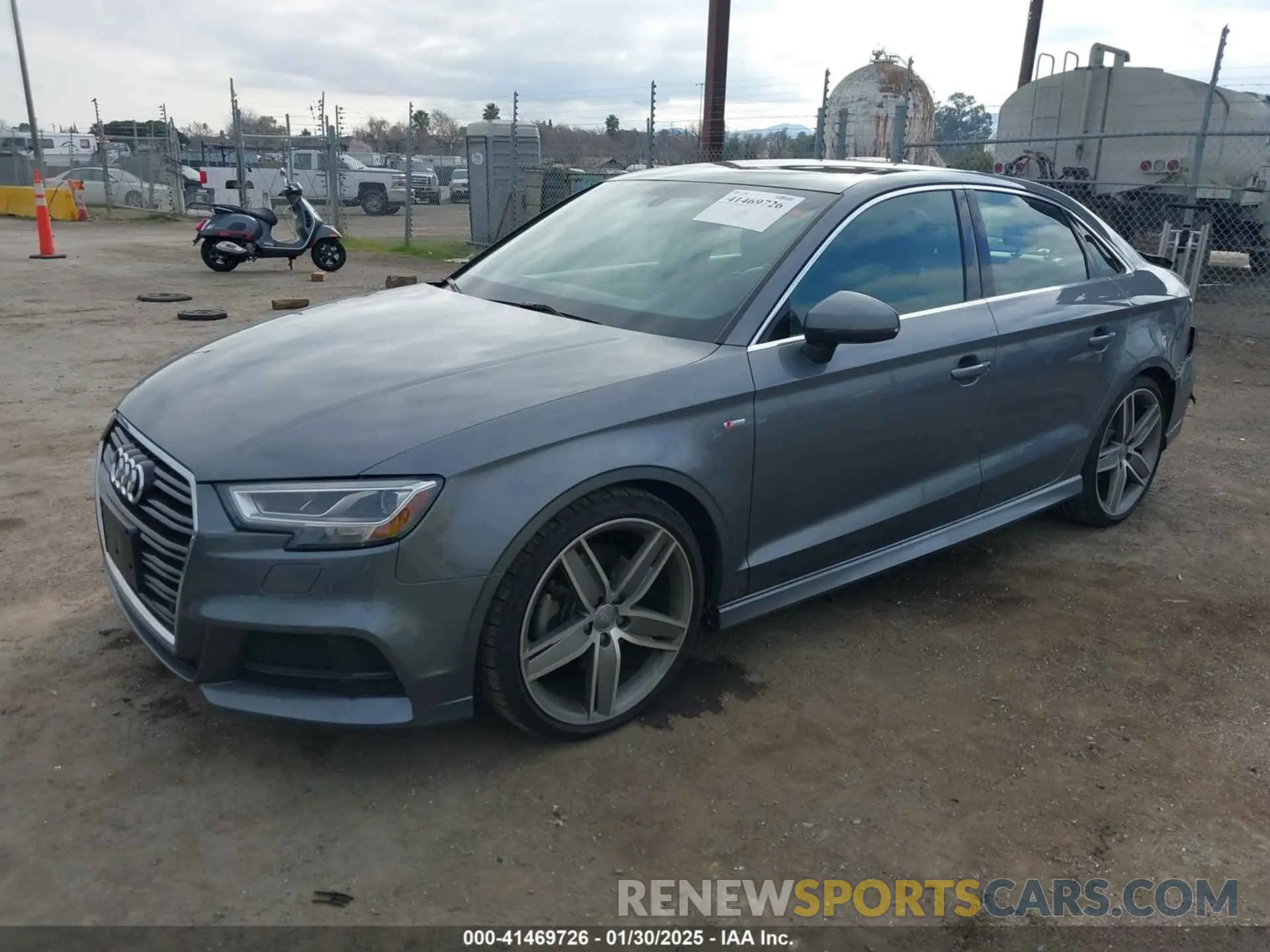 2 Photograph of a damaged car WAUGUGFF4KA083871 AUDI A3 2019