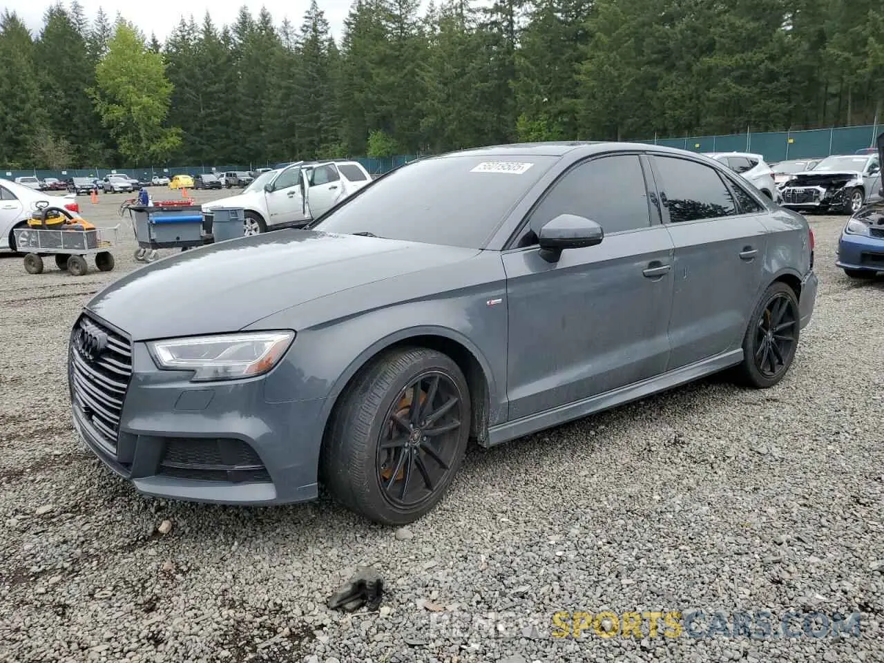 1 Photograph of a damaged car WAUJEGFF3KA091849 AUDI A3 2019