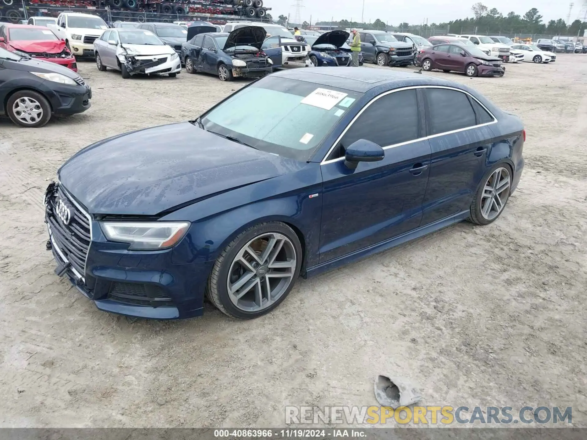 2 Photograph of a damaged car WAUJEGFF4K1016934 AUDI A3 2019