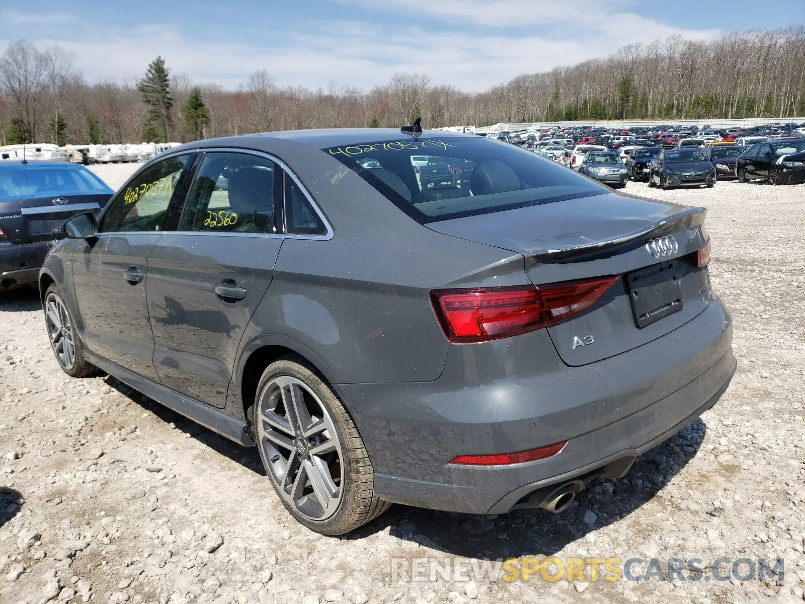 3 Photograph of a damaged car WAUJEGFF4K1025830 AUDI A3 2019