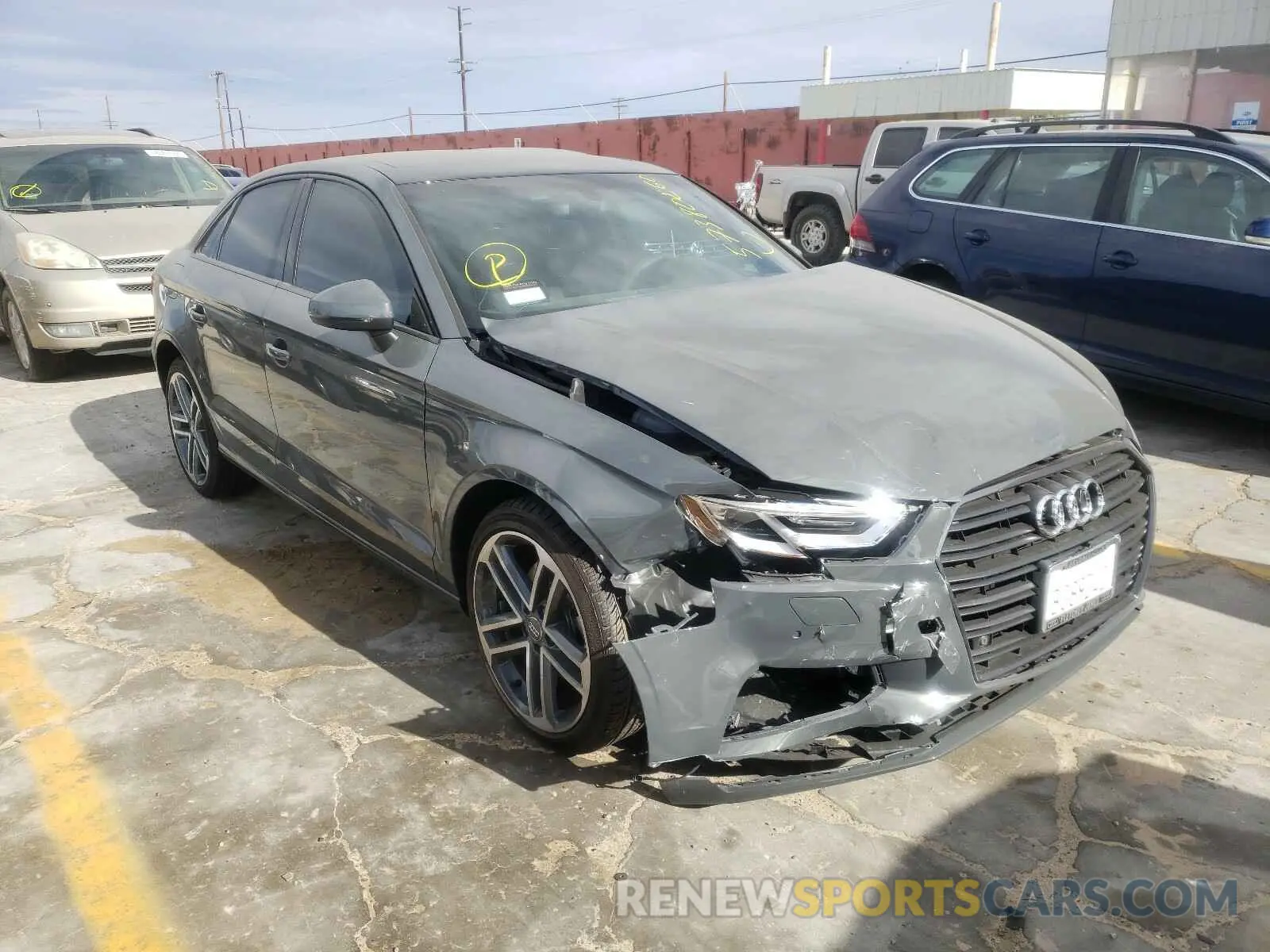 1 Photograph of a damaged car WAUAUGFF1LA039995 AUDI A3 2020
