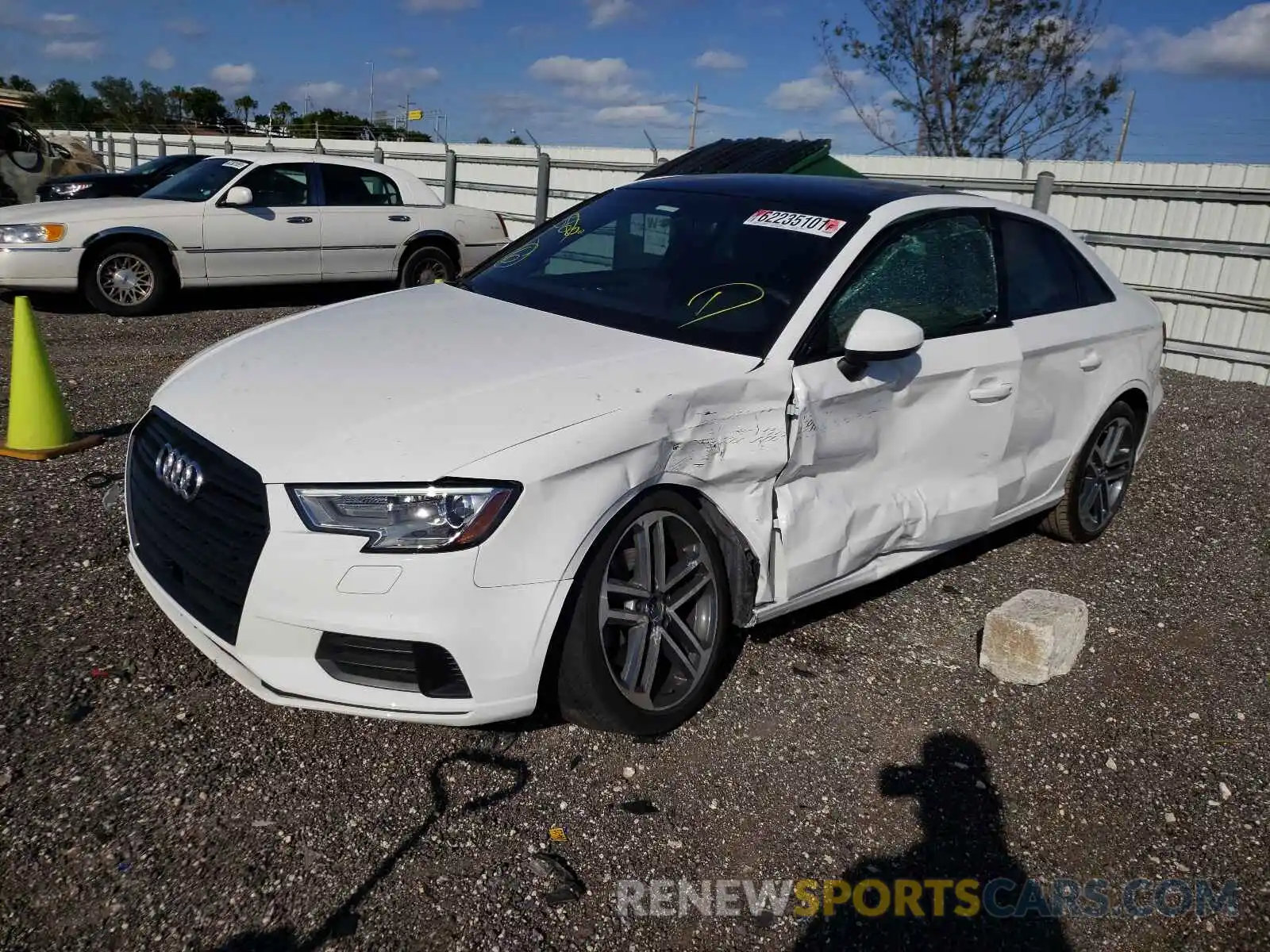 2 Photograph of a damaged car WAUAUGFF4LA006165 AUDI A3 2020