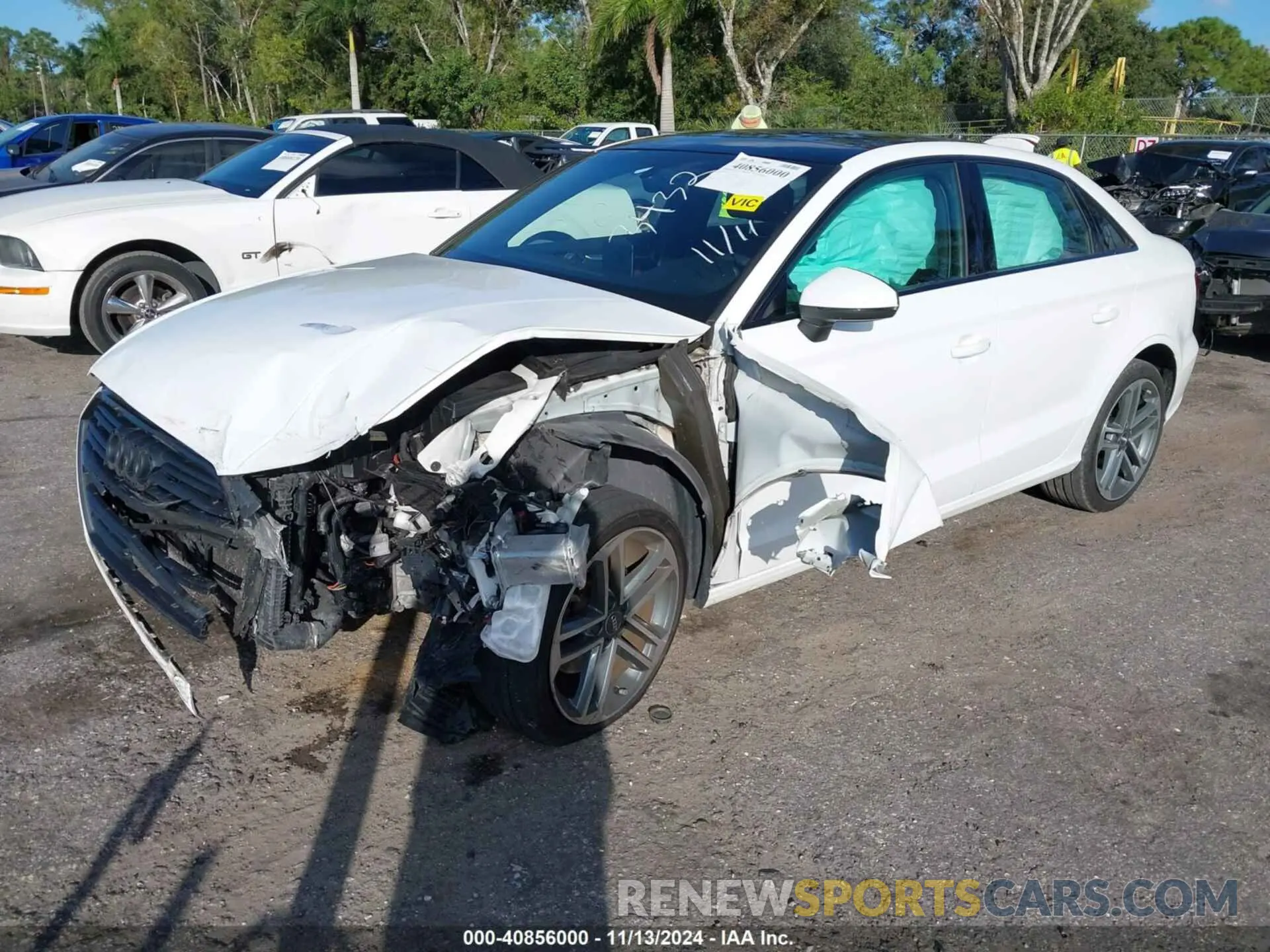 2 Photograph of a damaged car WAUAUGFF4LA103432 AUDI A3 2020