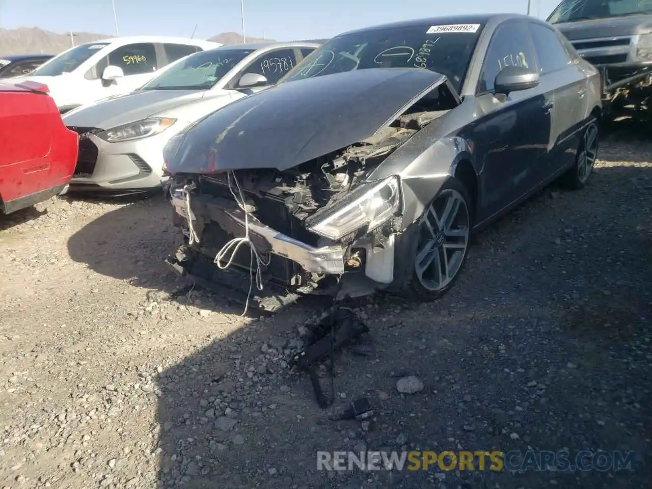 2 Photograph of a damaged car WAUAUGFF4LA103804 AUDI A3 2020