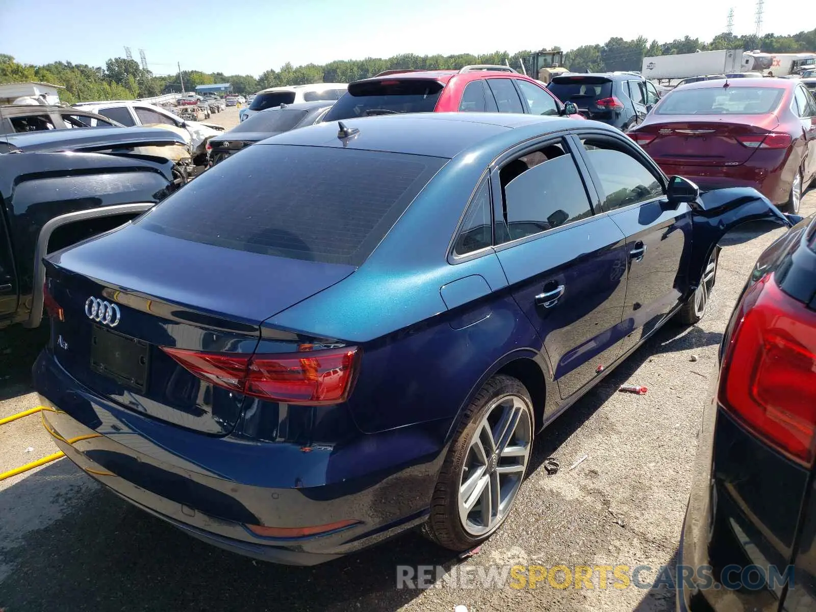 4 Photograph of a damaged car WAUAUGFF8LA101196 AUDI A3 2020