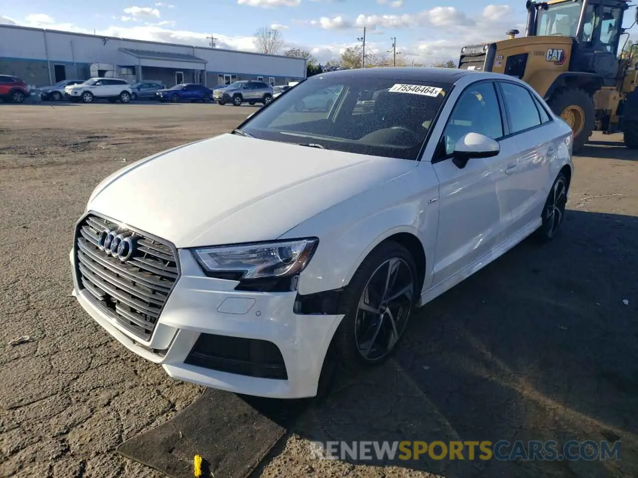 1 Photograph of a damaged car WAUBEGFF3LA105769 AUDI A3 2020