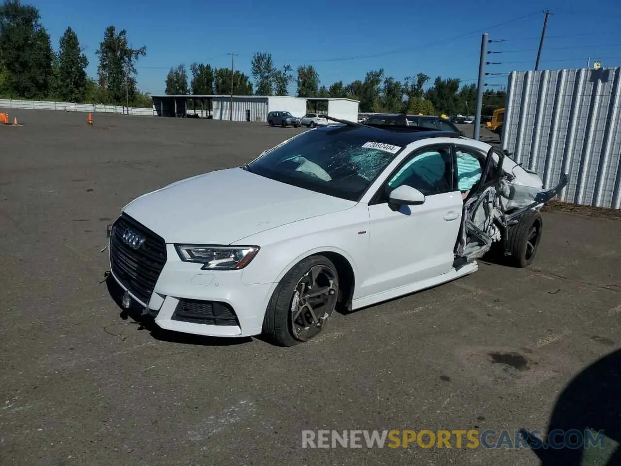 1 Photograph of a damaged car WAUBEGFF5LA005219 AUDI A3 2020