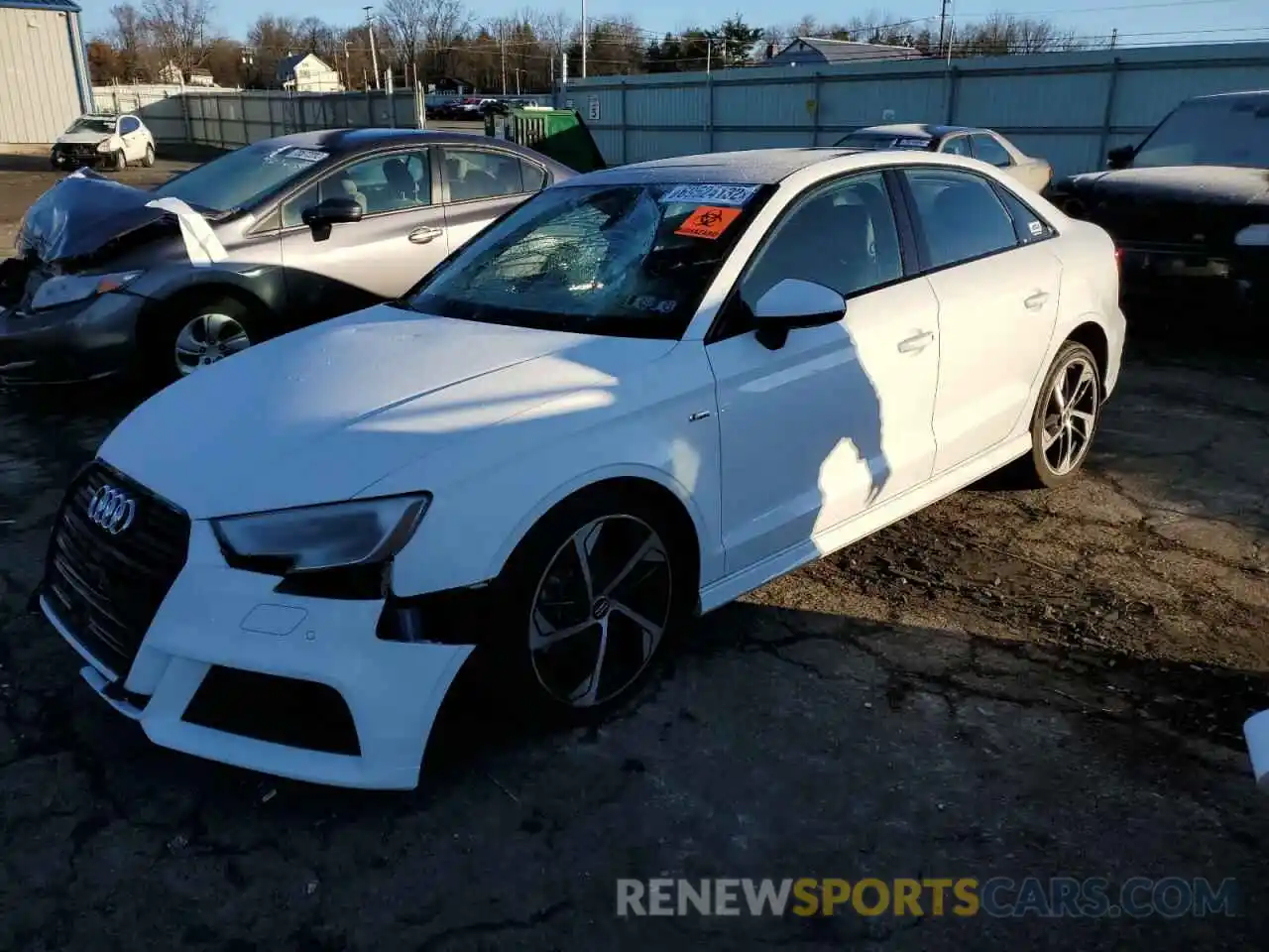 1 Photograph of a damaged car WAUBEGFF5LA094127 AUDI A3 2020