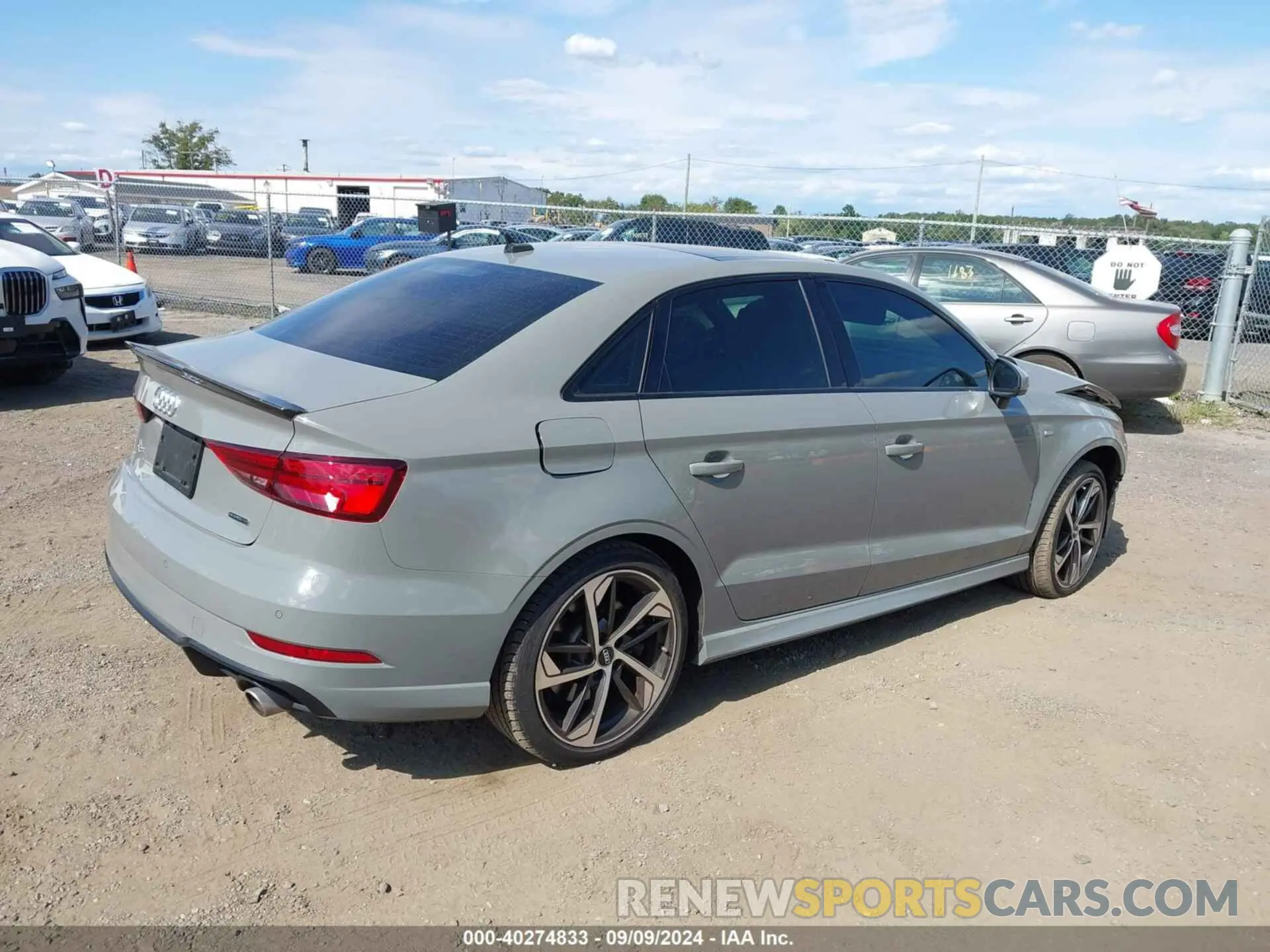 4 Photograph of a damaged car WAUBEGFF5LA104283 AUDI A3 2020
