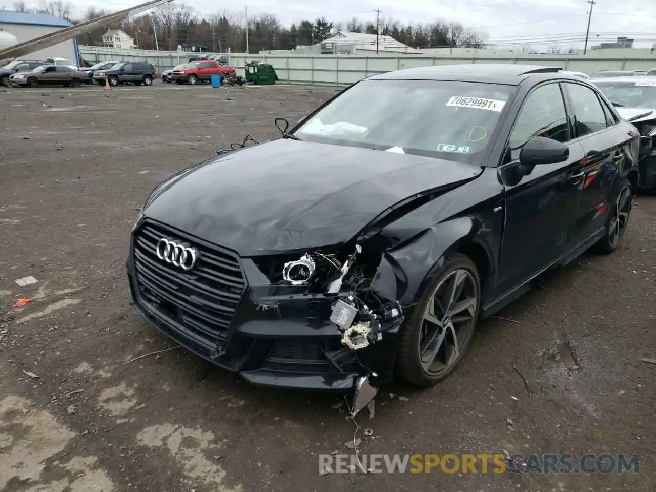 2 Photograph of a damaged car WAUBEGFF7LA027741 AUDI A3 2020