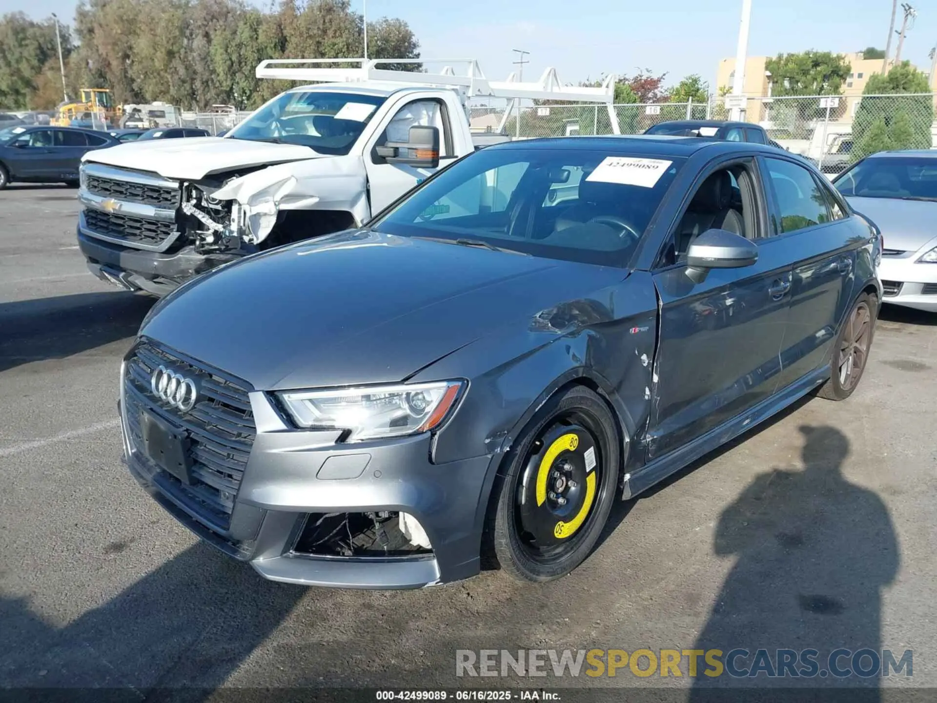 2 Photograph of a damaged car WAUBEGFF7LA056186 AUDI A3 2020