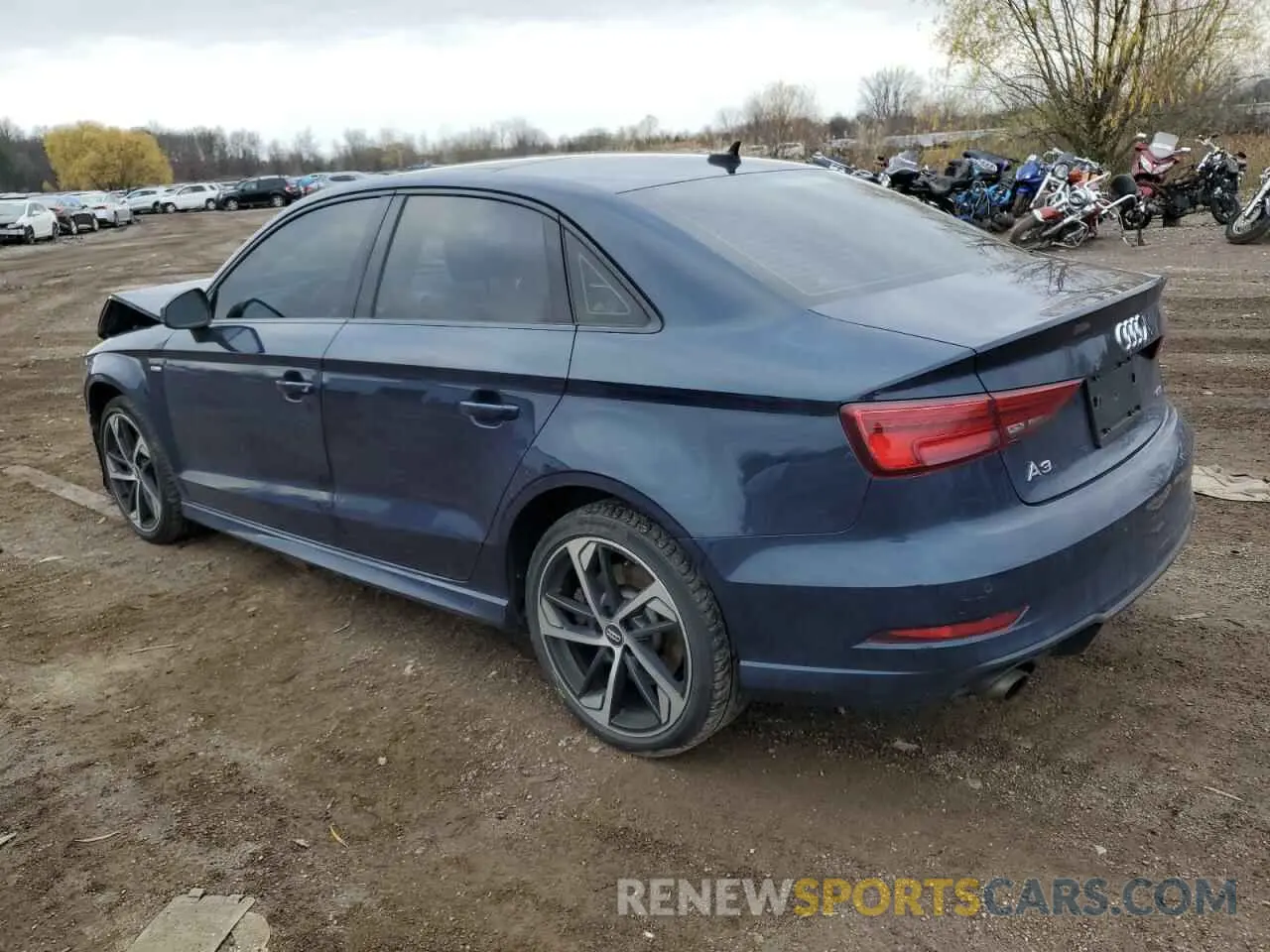 2 Photograph of a damaged car WAUBEGFFXLA054366 AUDI A3 2020