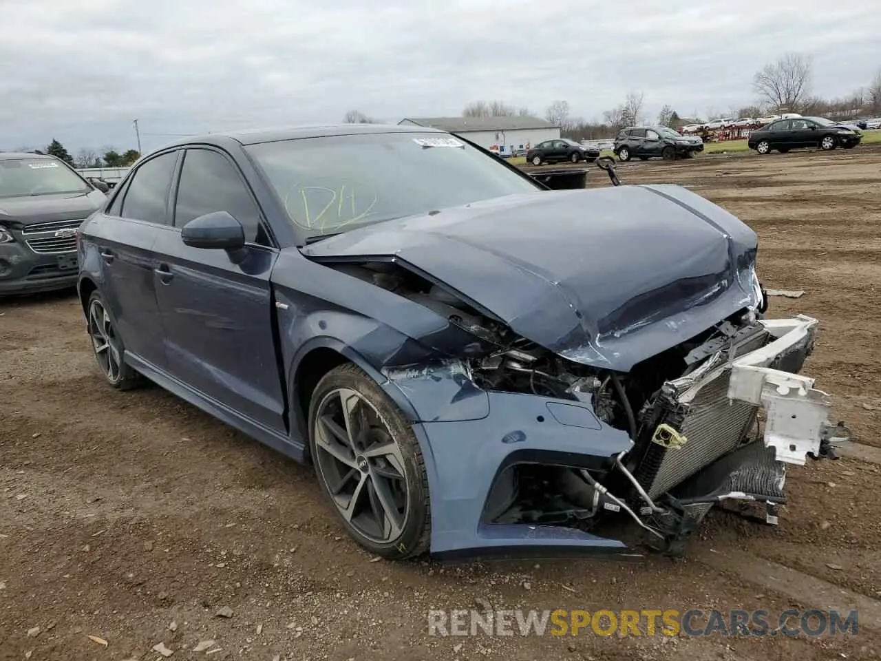 4 Photograph of a damaged car WAUBEGFFXLA054366 AUDI A3 2020