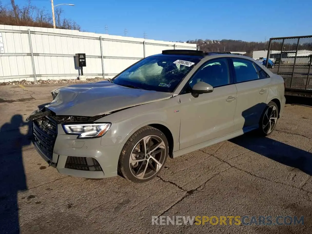 1 Photograph of a damaged car WAUBEGFFXLA104263 AUDI A3 2020