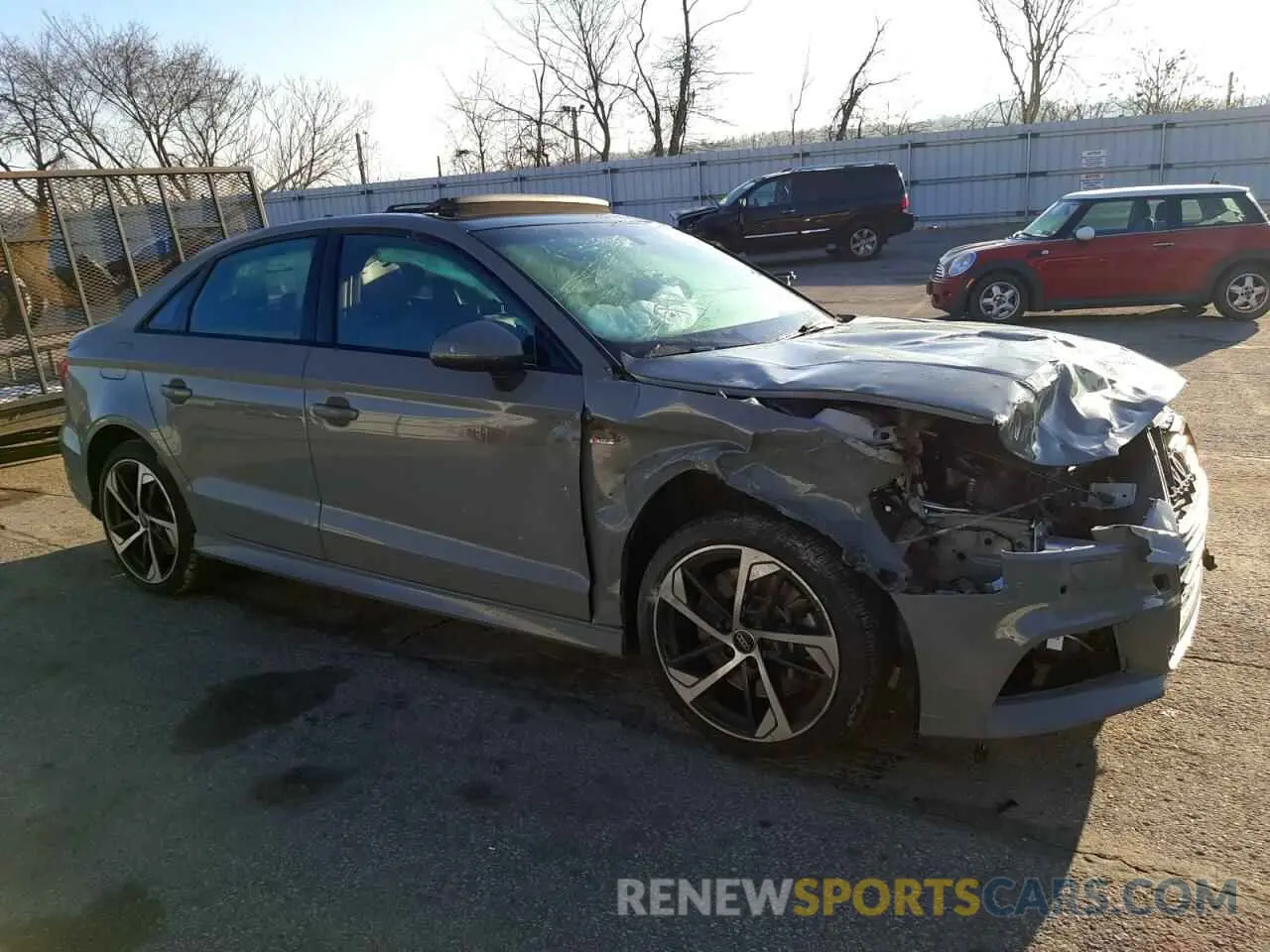4 Photograph of a damaged car WAUBEGFFXLA104263 AUDI A3 2020
