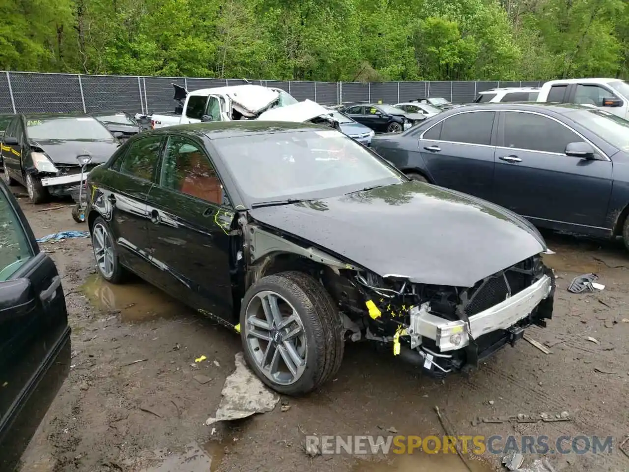 1 Photograph of a damaged car WAUCUGFF1LA104952 AUDI A3 2020