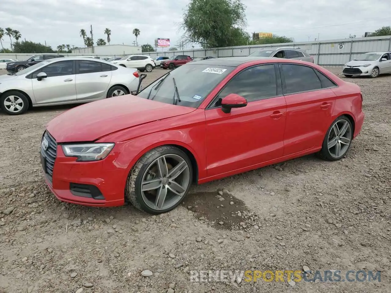 1 Photograph of a damaged car WAUCUGFF4LA096961 AUDI A3 2020
