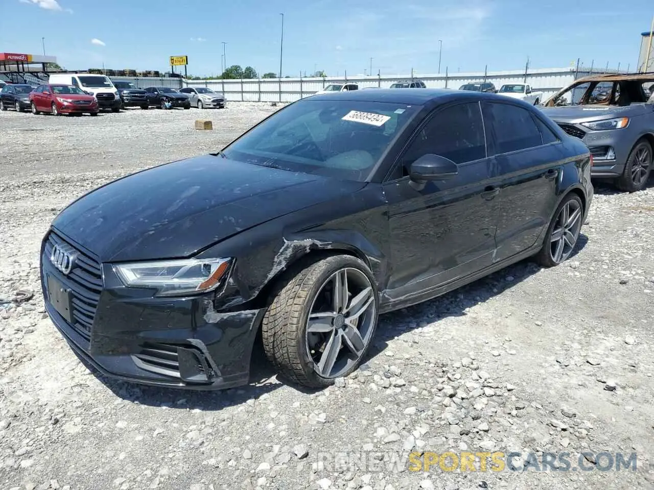 1 Photograph of a damaged car WAUCUGFF7LA007061 AUDI A3 2020