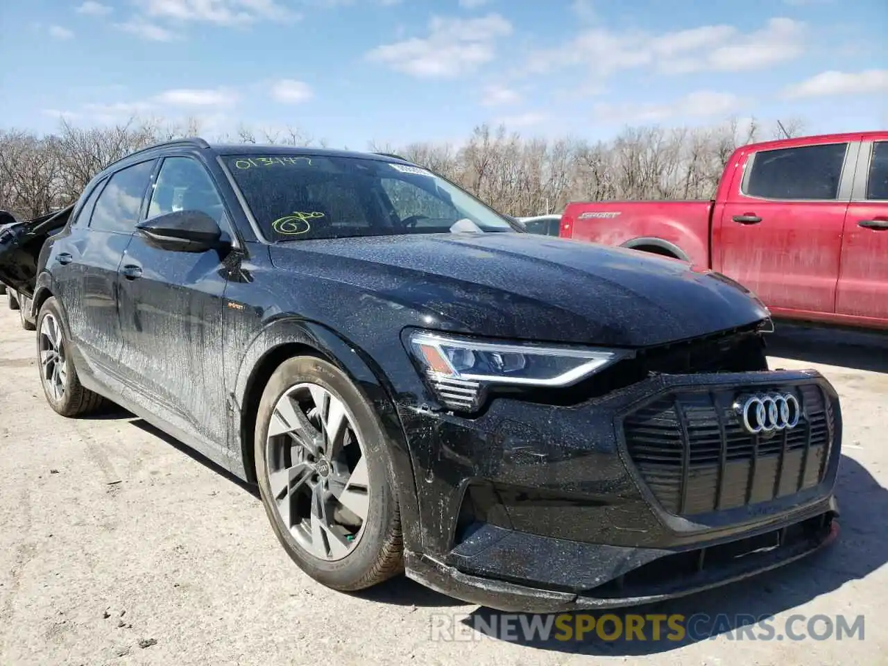 1 Photograph of a damaged car WA1AABGE0NB013447 AUDI A3 2022