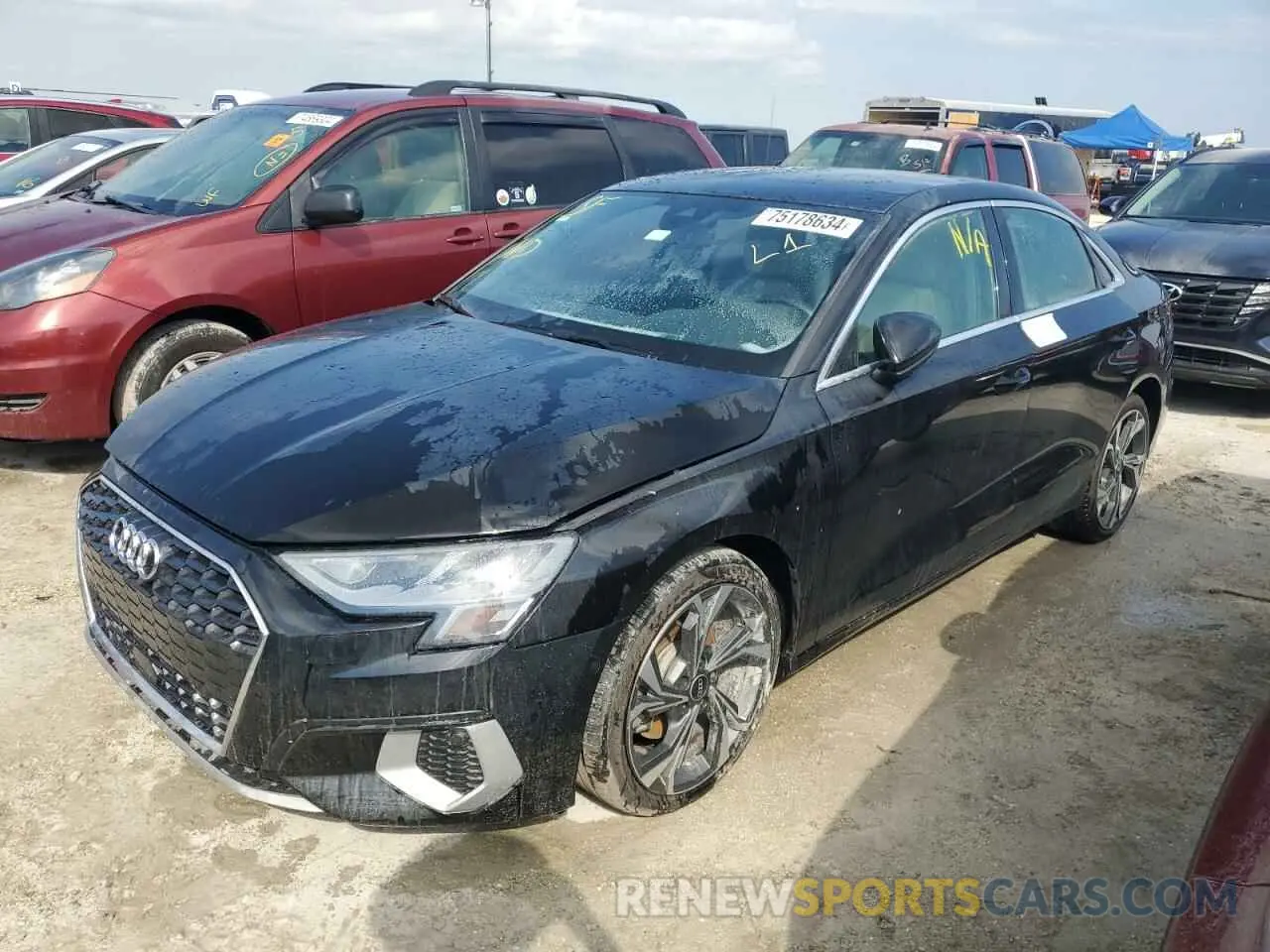 1 Photograph of a damaged car WAUAUDGY2NA014668 AUDI A3 2022