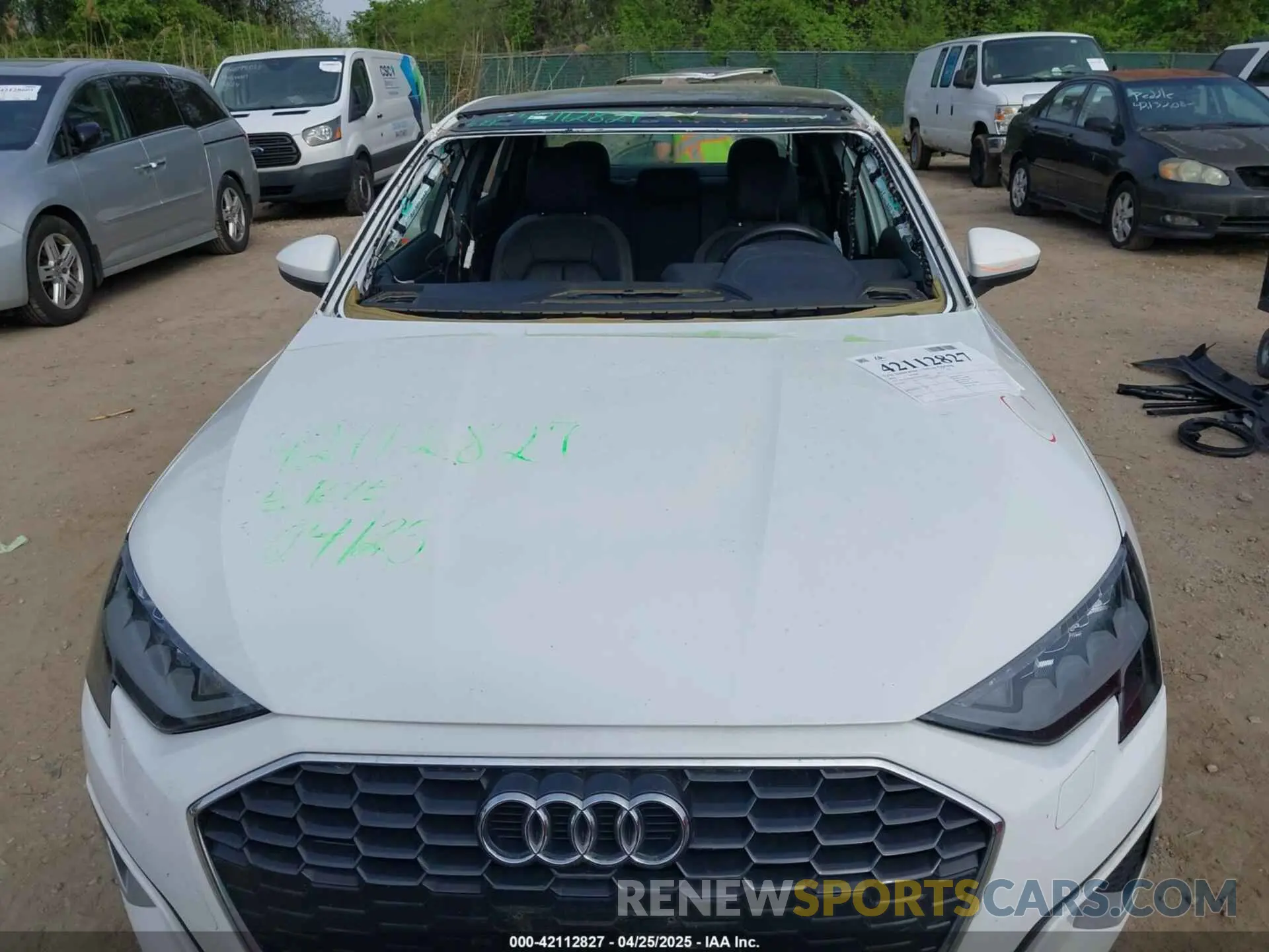 6 Photograph of a damaged car WAUAUDGY2NA033575 AUDI A3 2022