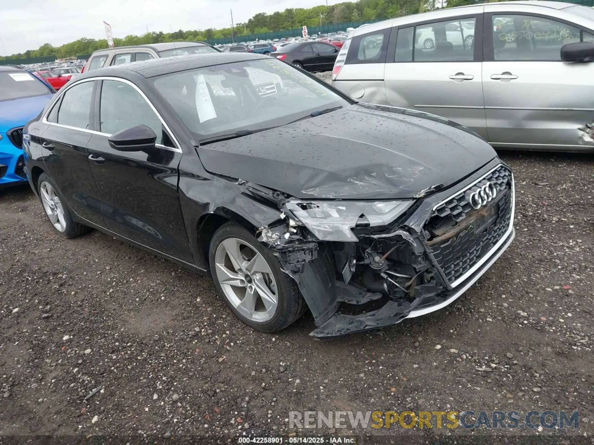 1 Photograph of a damaged car WAUAUDGY2NA035603 AUDI A3 2022