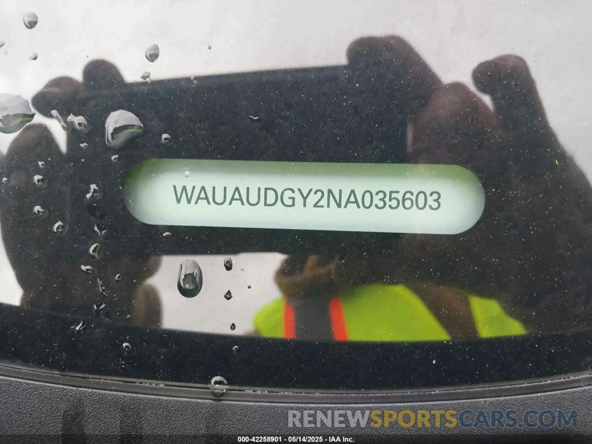 18 Photograph of a damaged car WAUAUDGY2NA035603 AUDI A3 2022