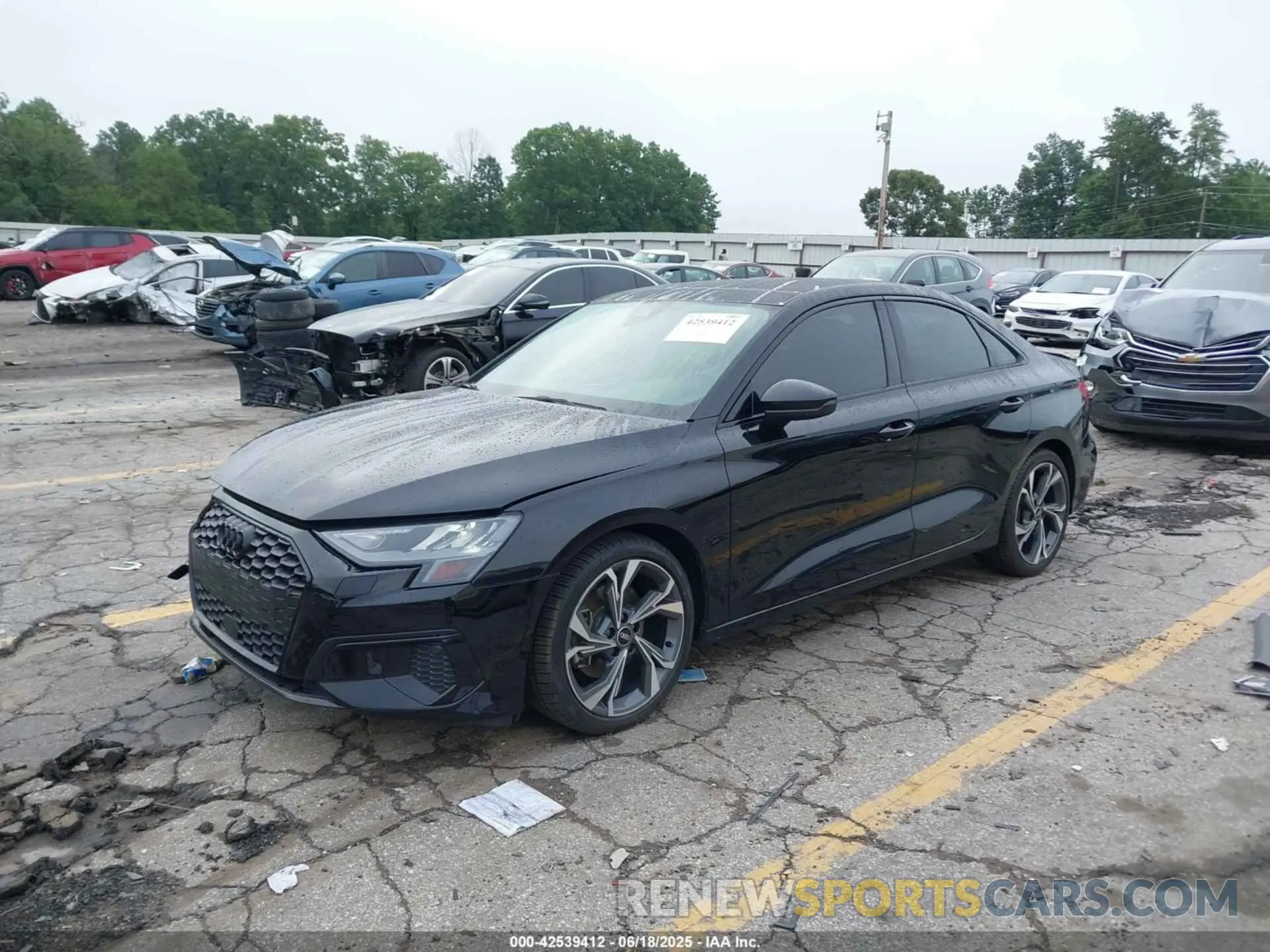 2 Photograph of a damaged car WAUAUDGY2NA105620 AUDI A3 2022