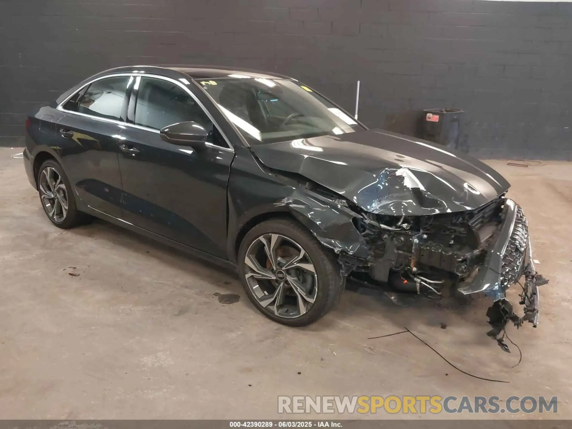 1 Photograph of a damaged car WAUBUDGY4NA056411 AUDI A3 2022